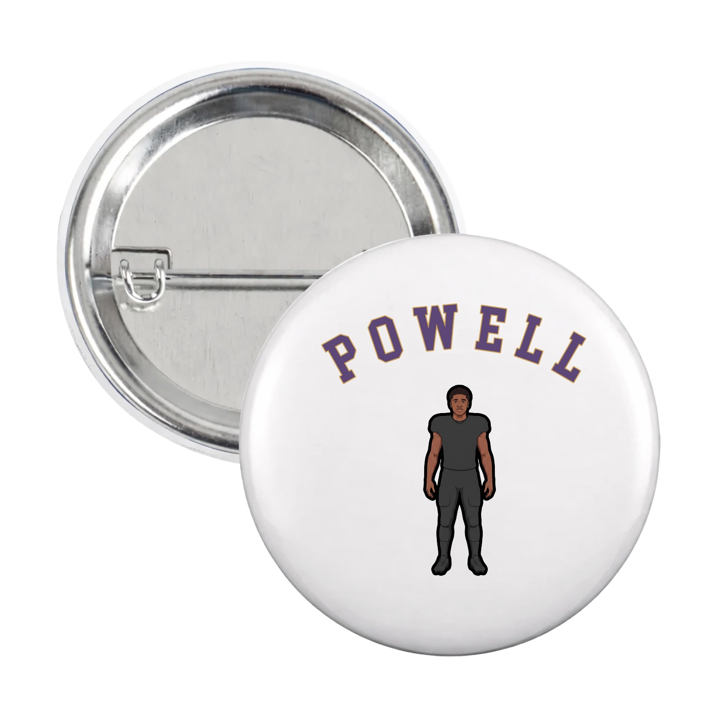 Game Day Button — Shirsey Arch in White