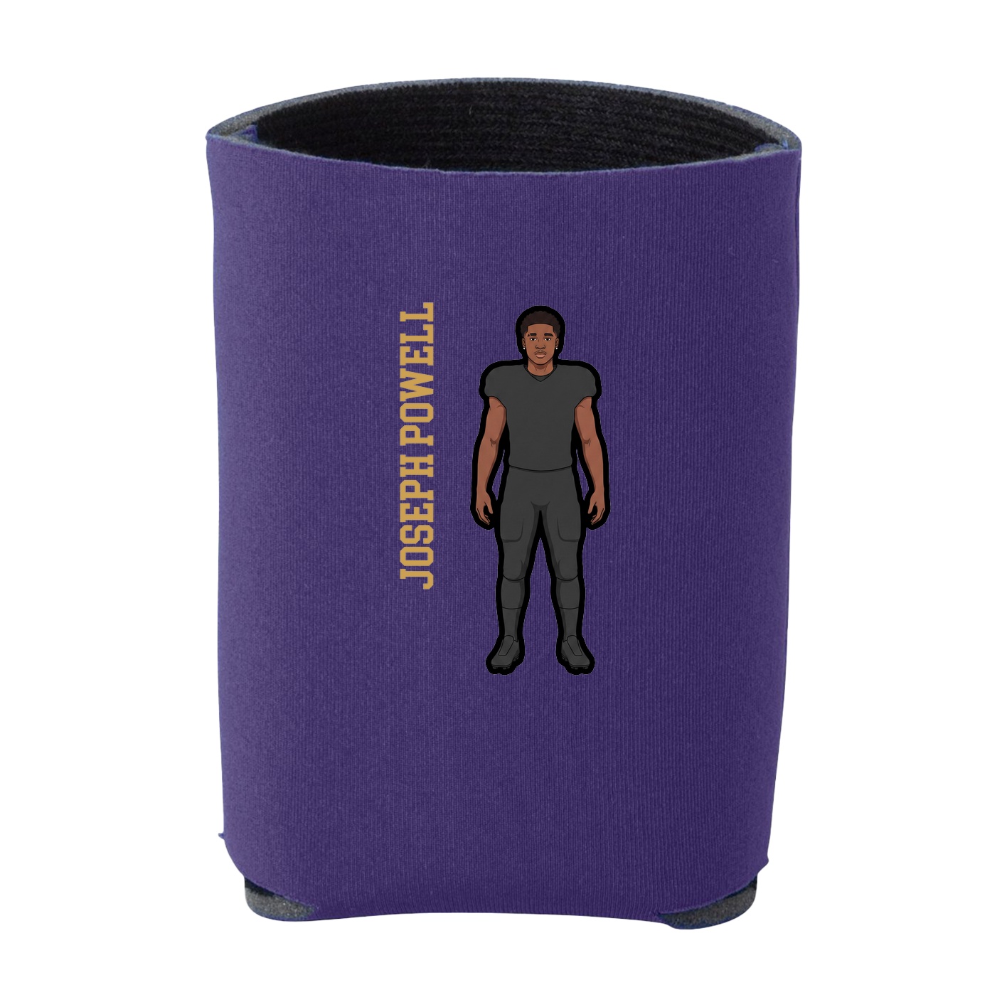 Can Holder — Name Vertical in Purple