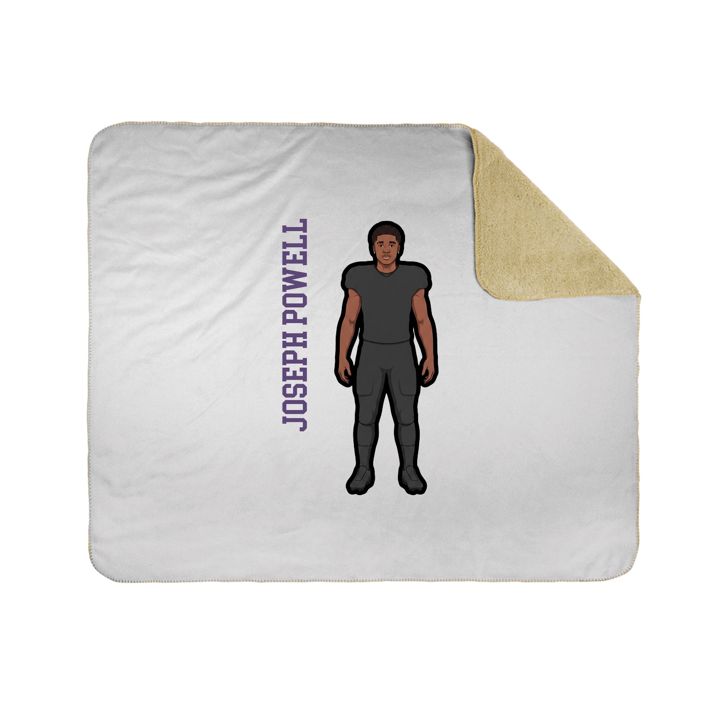 50x60 Sherpa Lined Throw Blanket