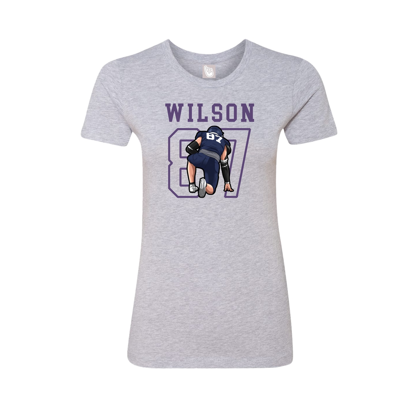 Fitted Women's Tee — Shirsey in Grey