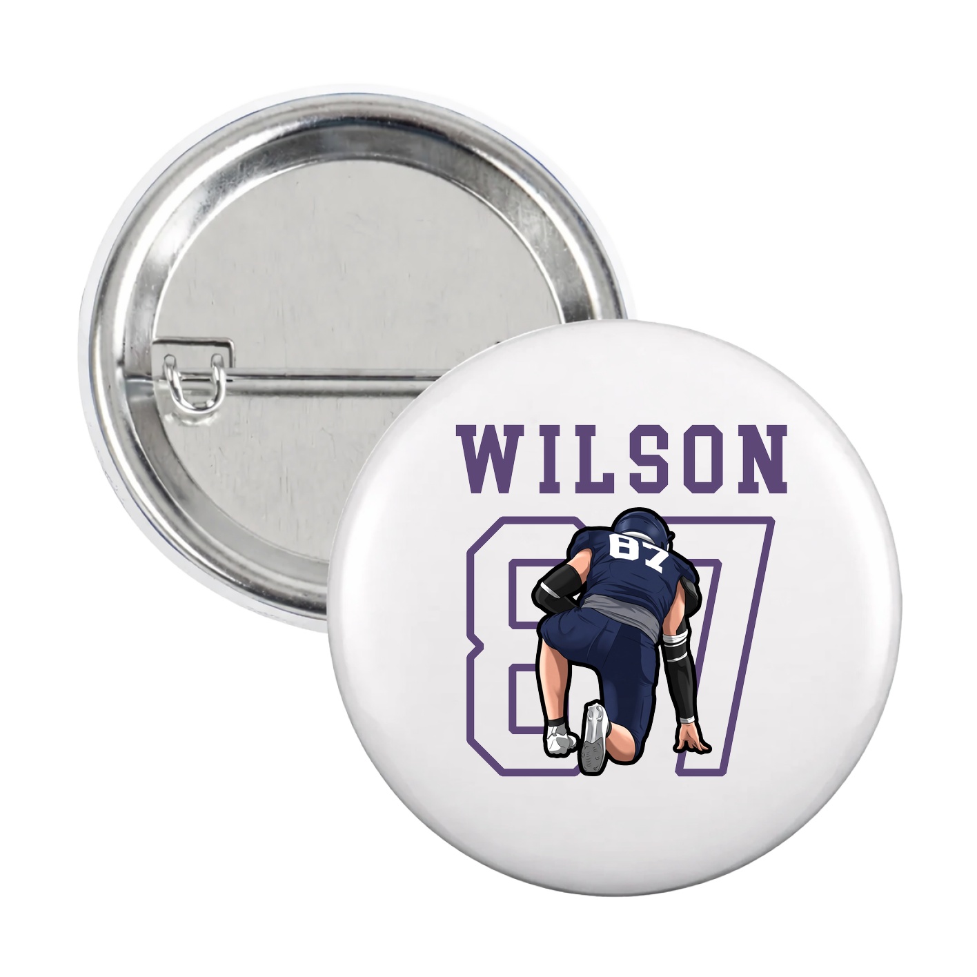 Game Day Button — Shirsey in White