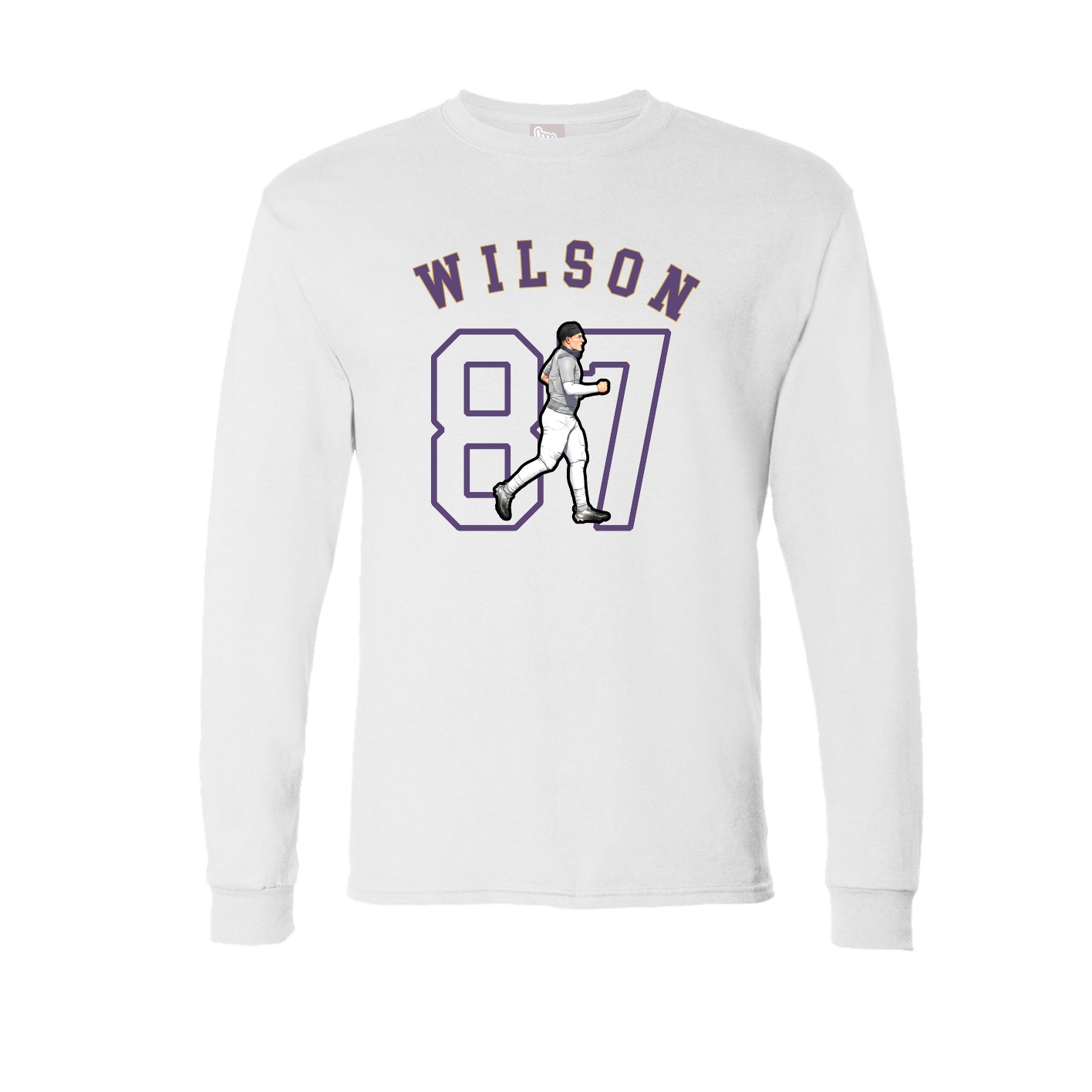 Long Sleeve Tee — Shirsey Arch in White