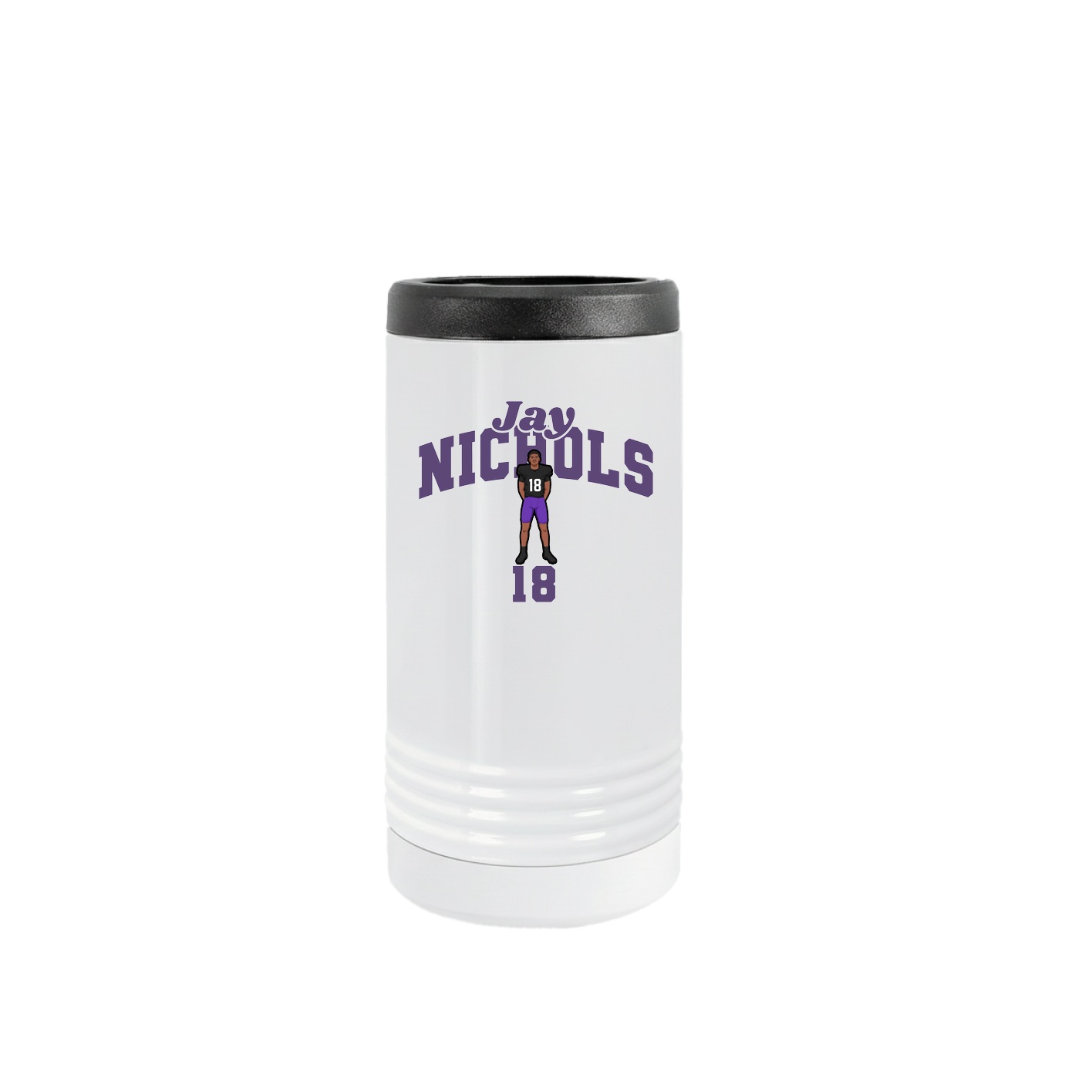 Slim Beverage Holder — Signature Arch in White