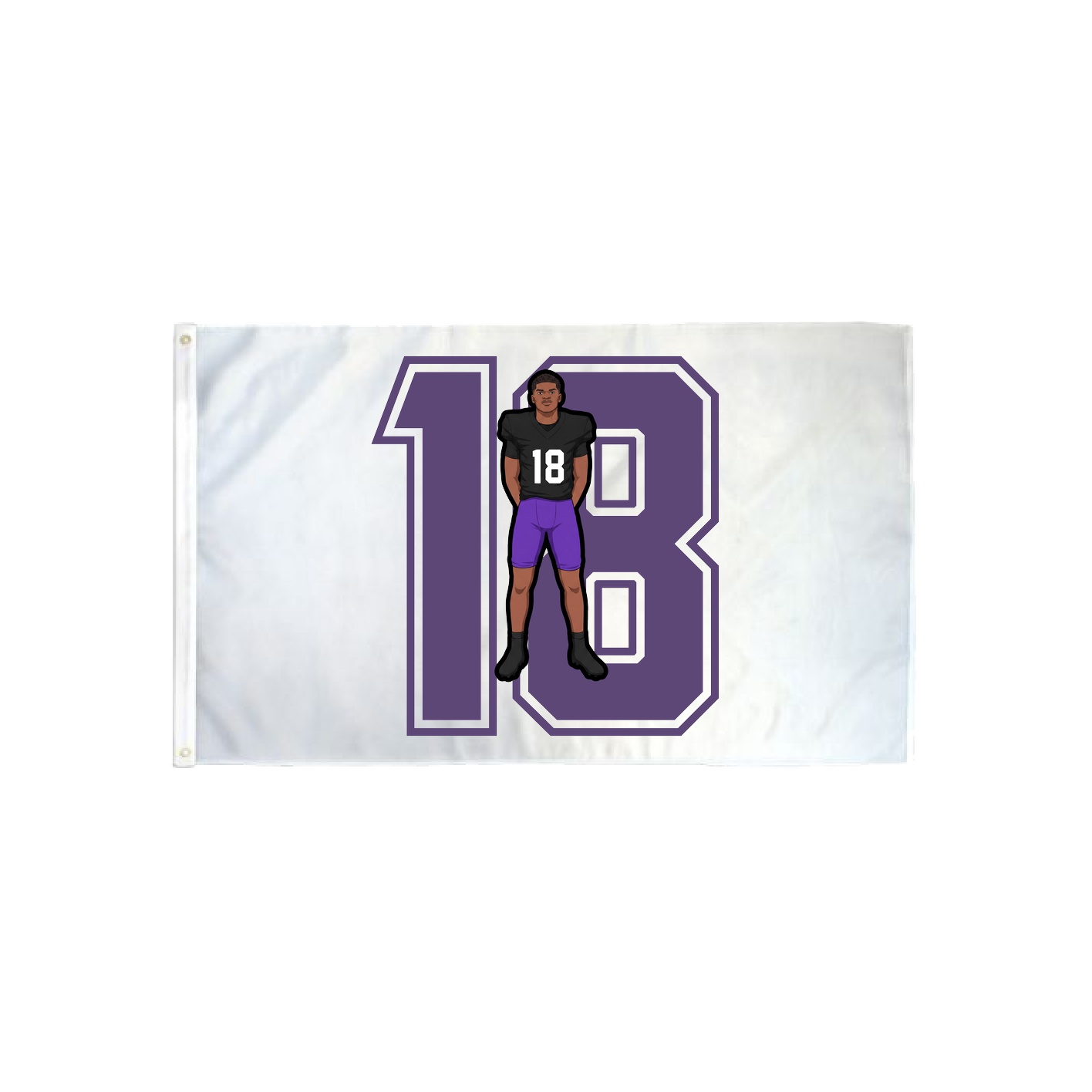 3x5 Flag — Number in Classic