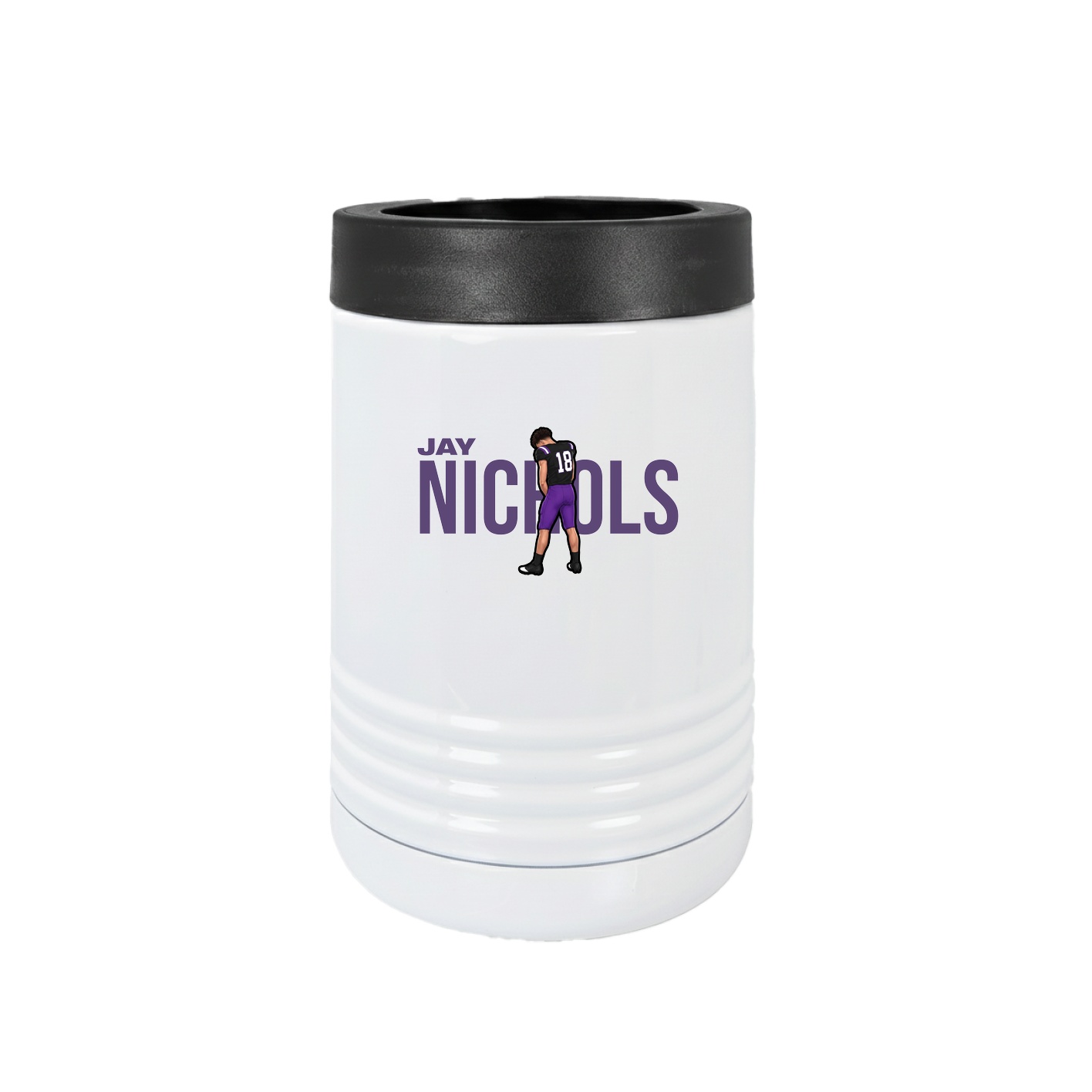 Beverage Holder — Player Name in White