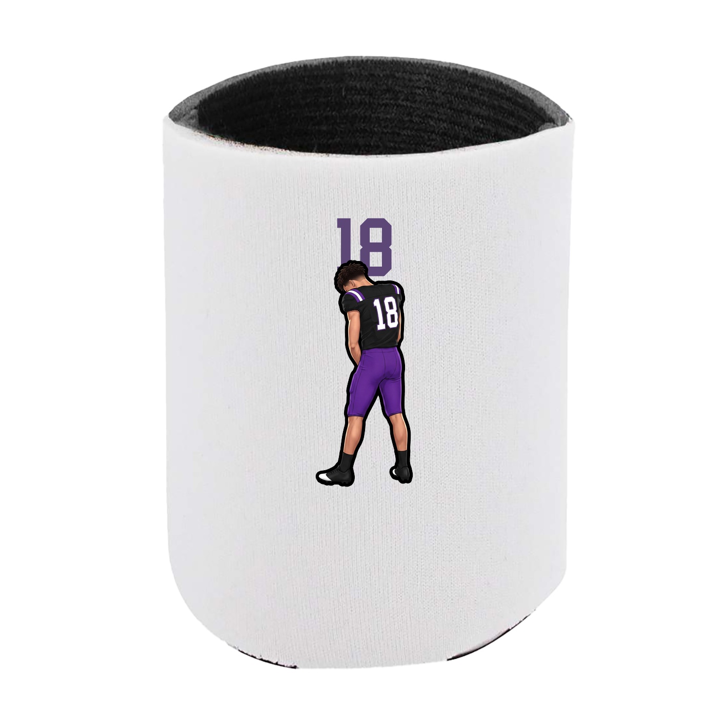 Can Holder — Number Top in White