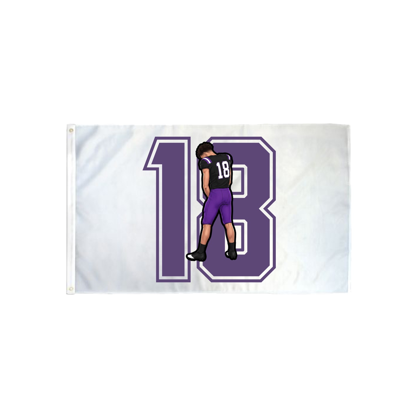 3x5 Flag — Number in Classic