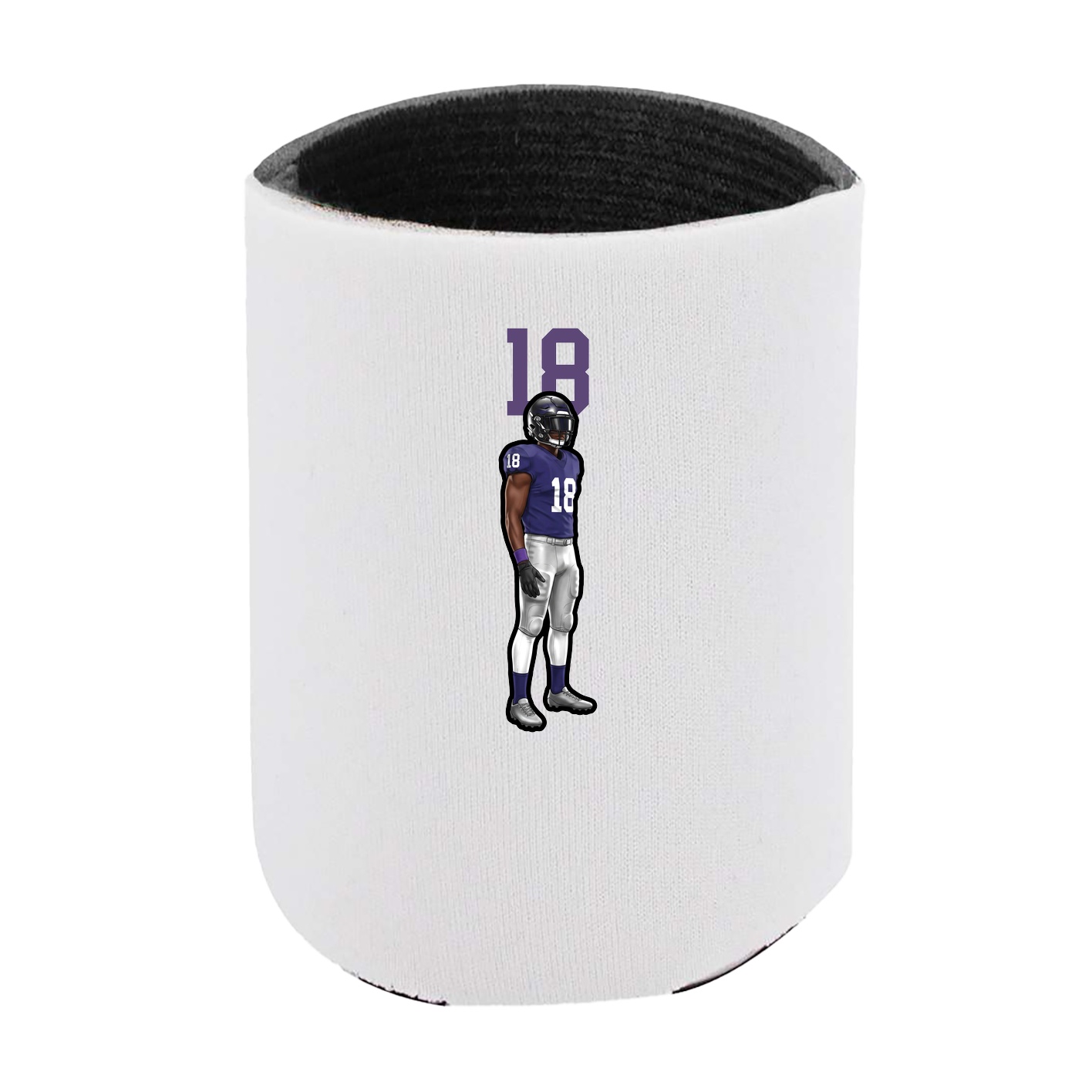 Can Holder — Number Top in White