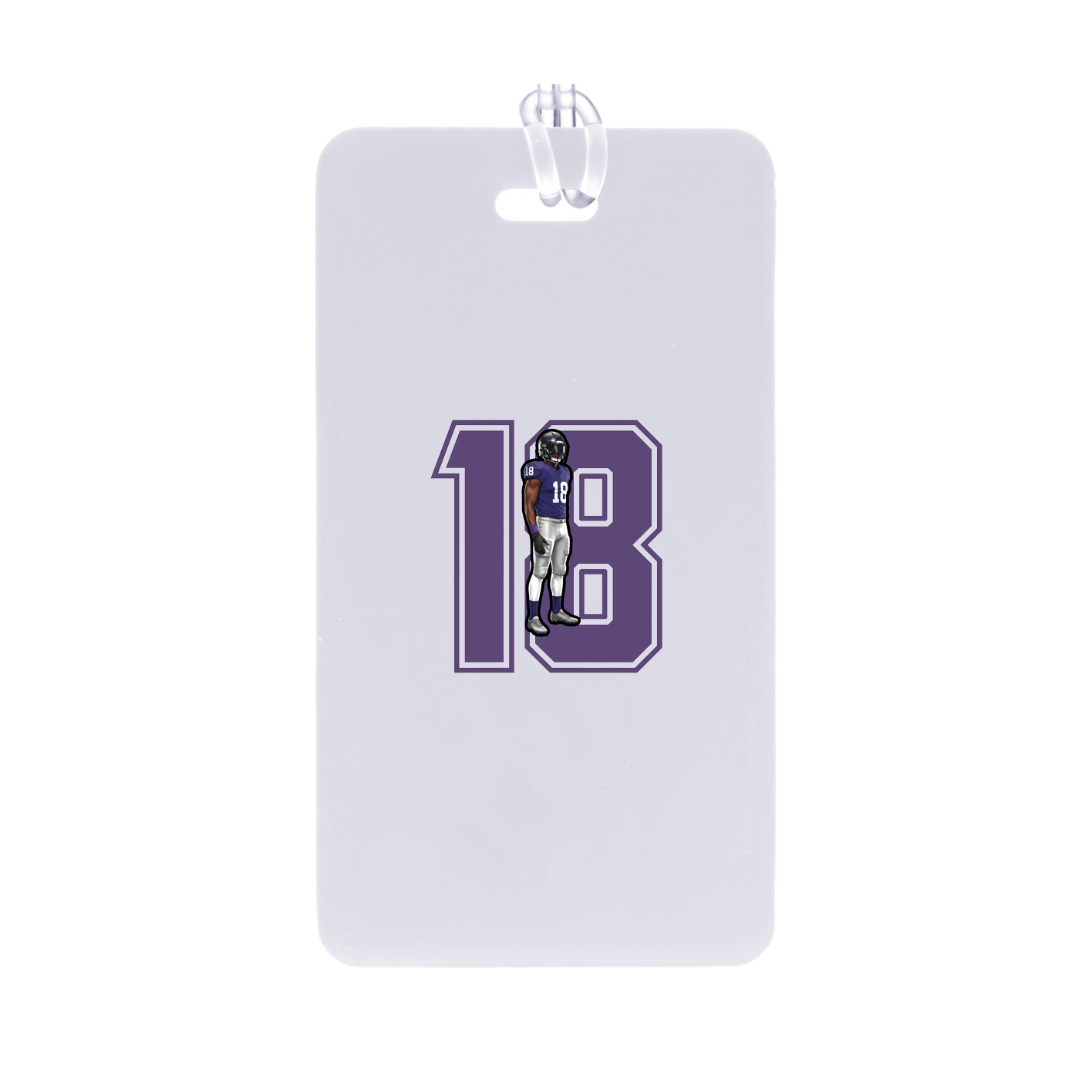 Bag Tag — Number in Classic