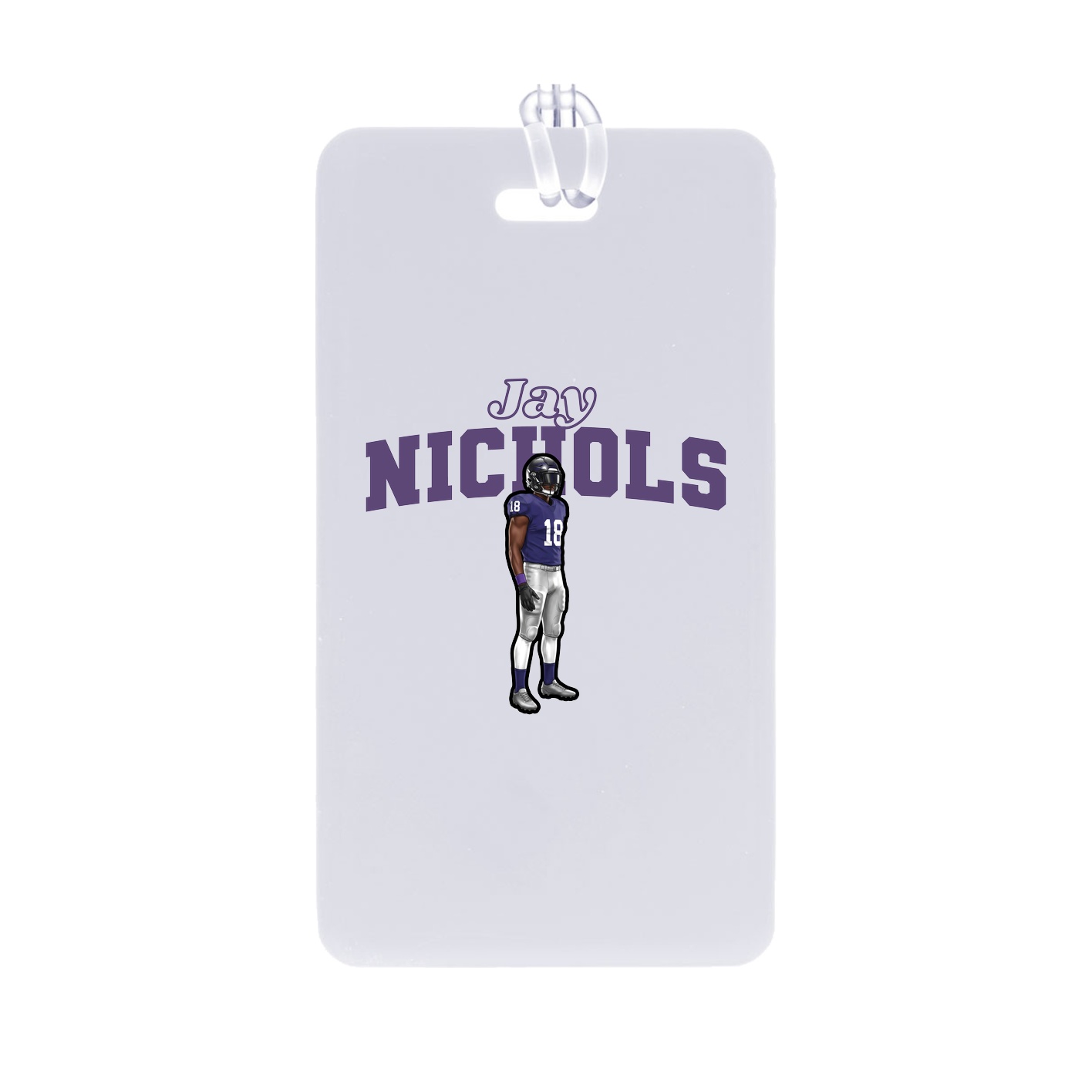 Bag Tag — Name Arch in Classic