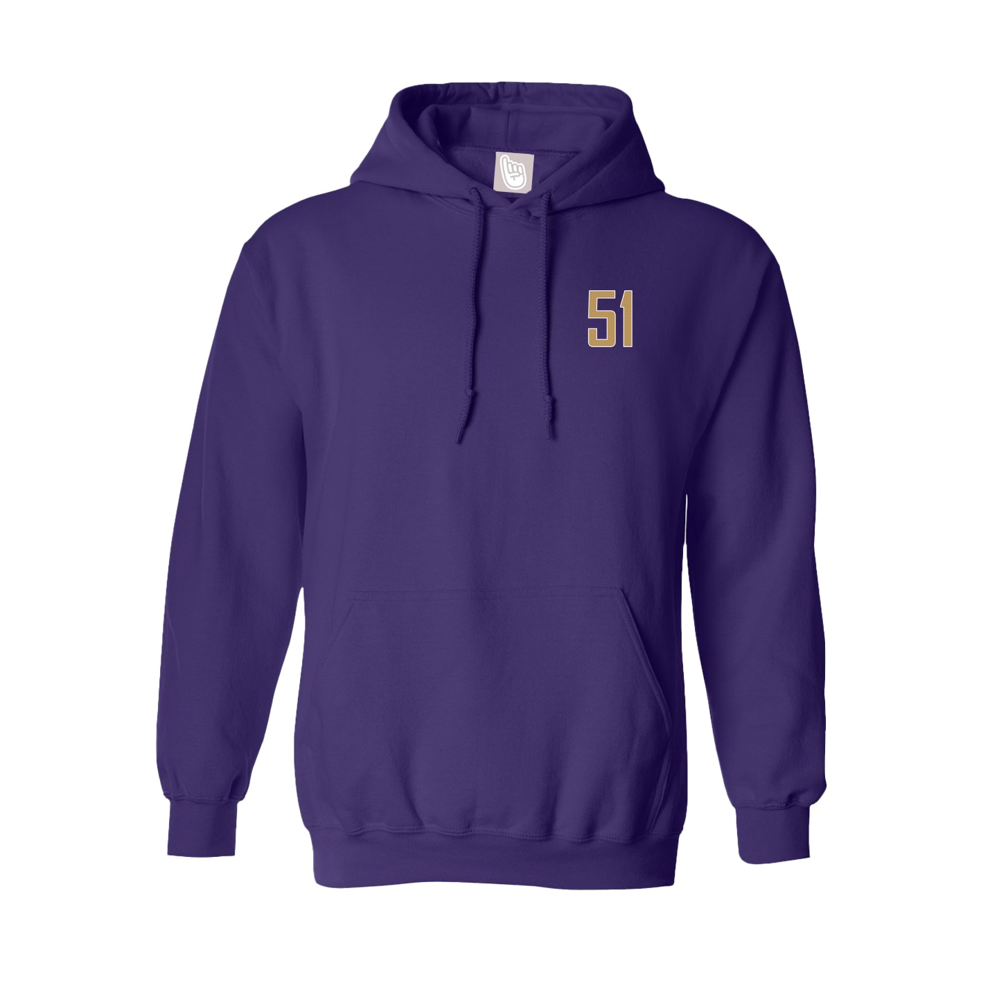 Hoodie — Front Shirsy in Purple