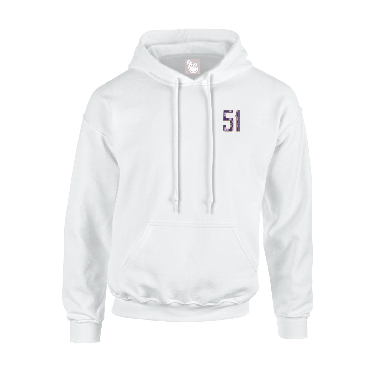 Youth Hoodie — Front Shirsy in White