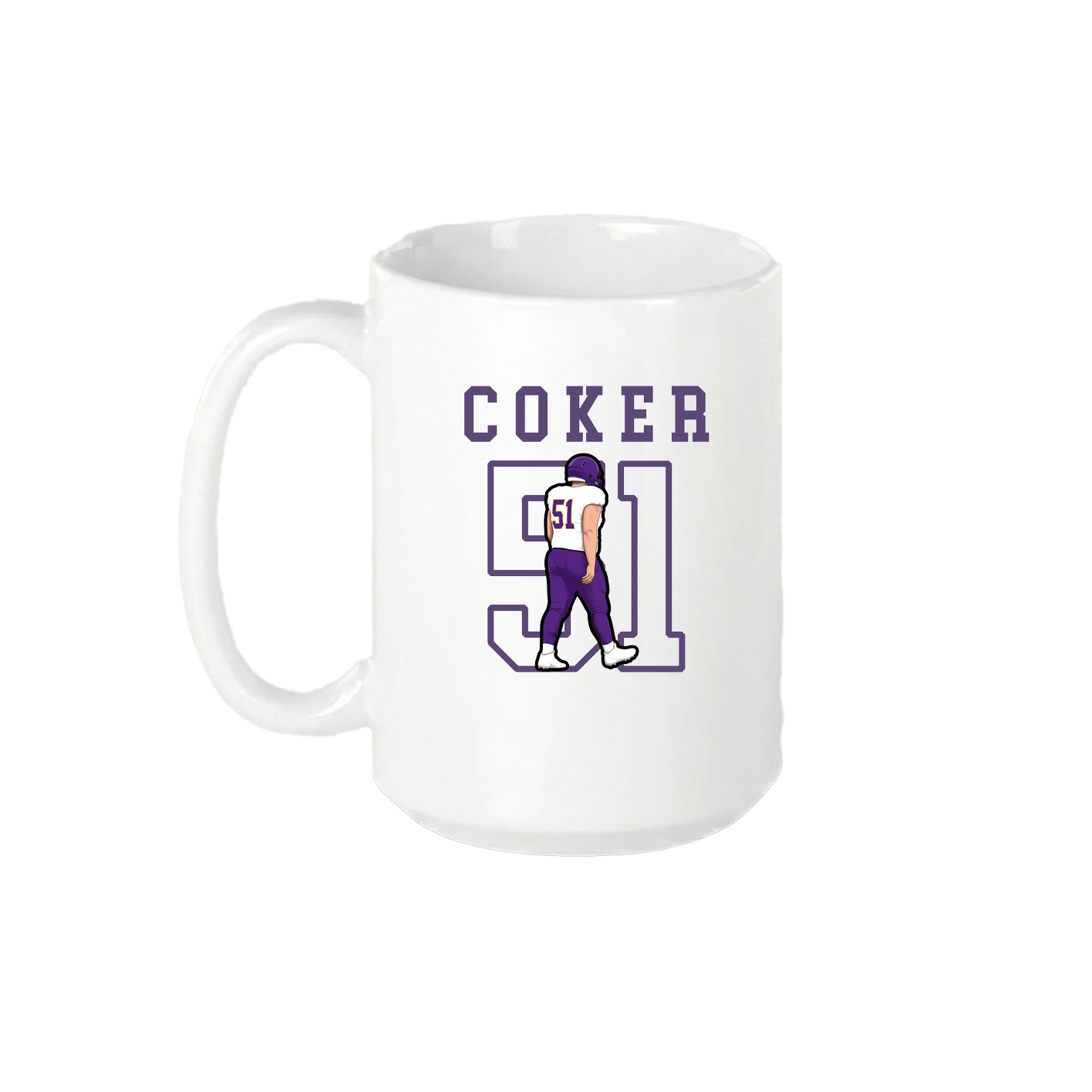15oz Coffee Mug — Shirsey in White