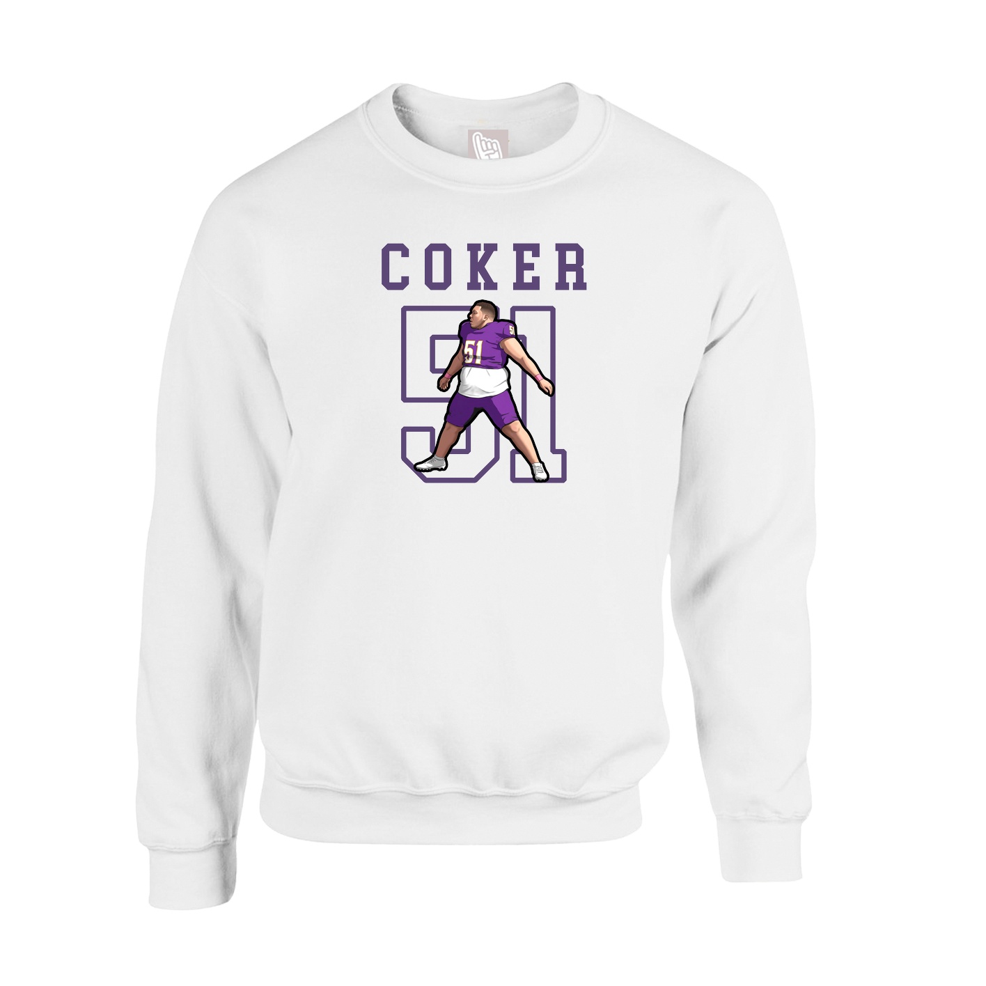Fleece Crew — Shirsey in White
