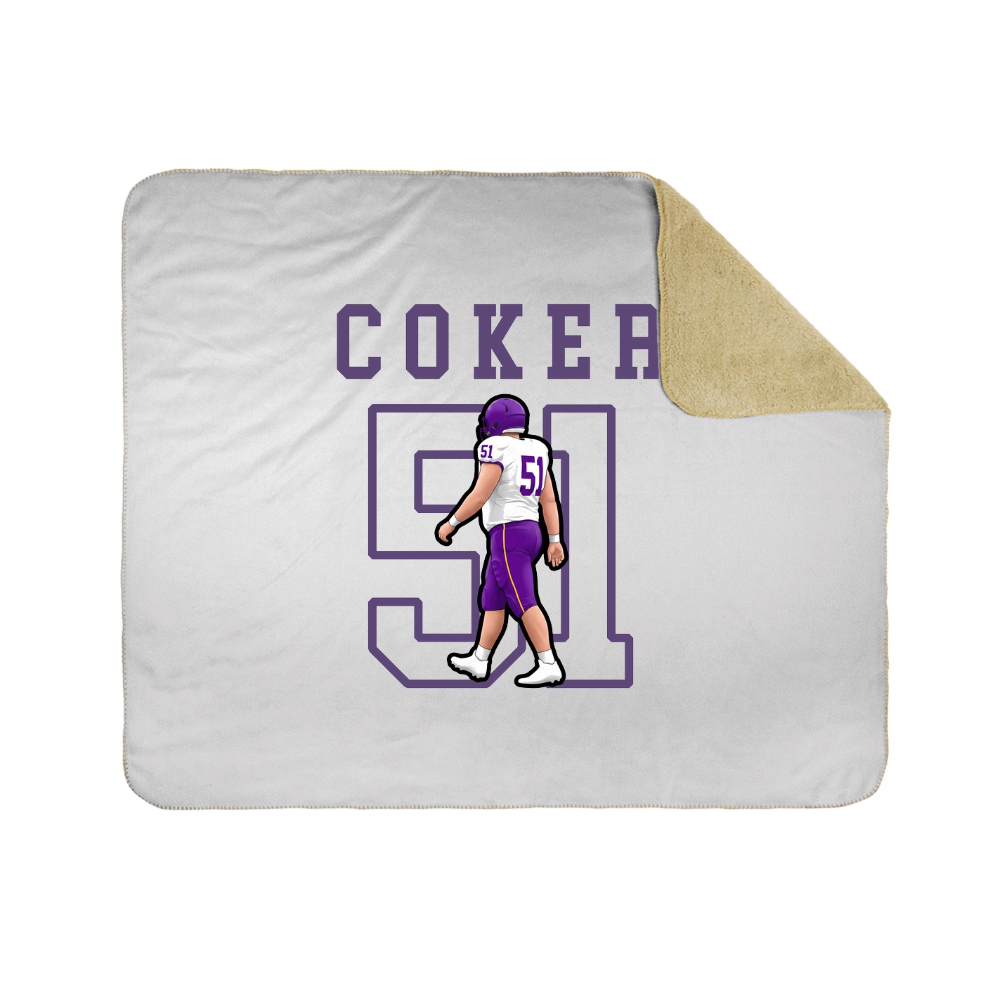 Throw Blanket — Shirsey in White