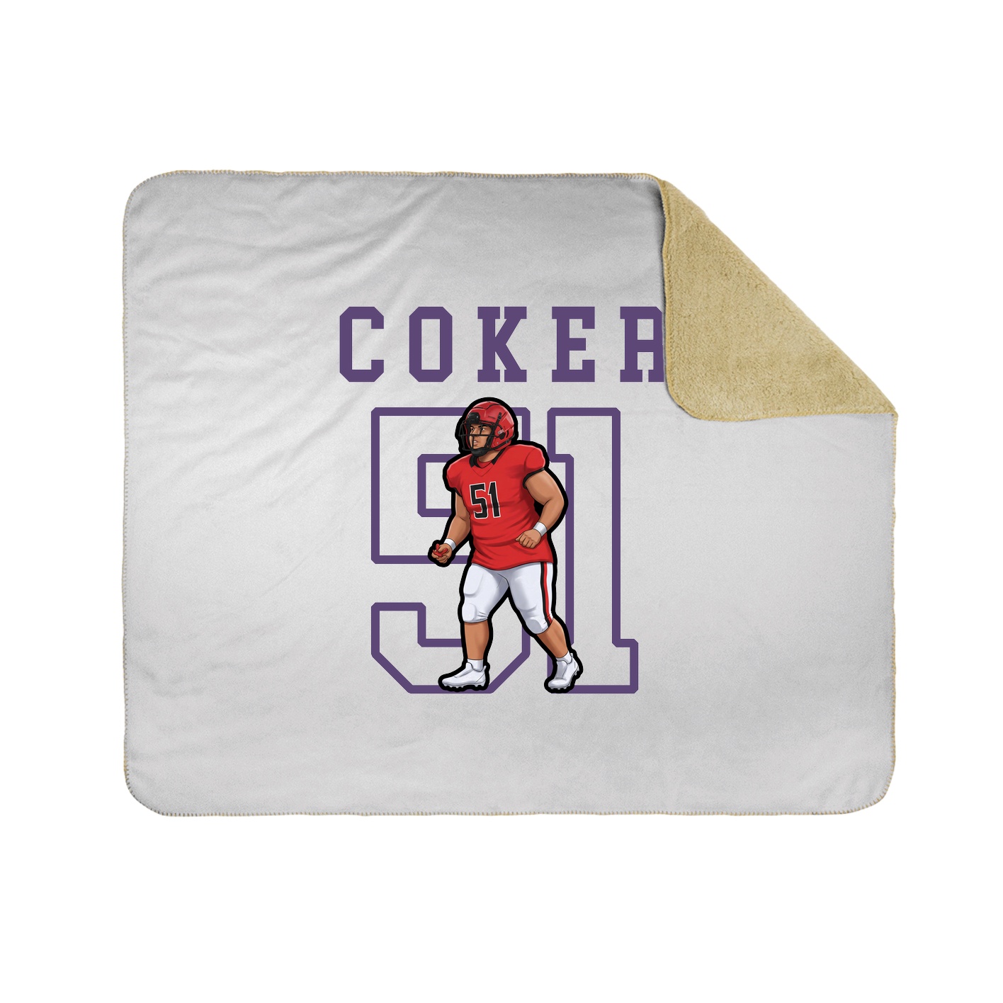Throw Blanket — Shirsey in White