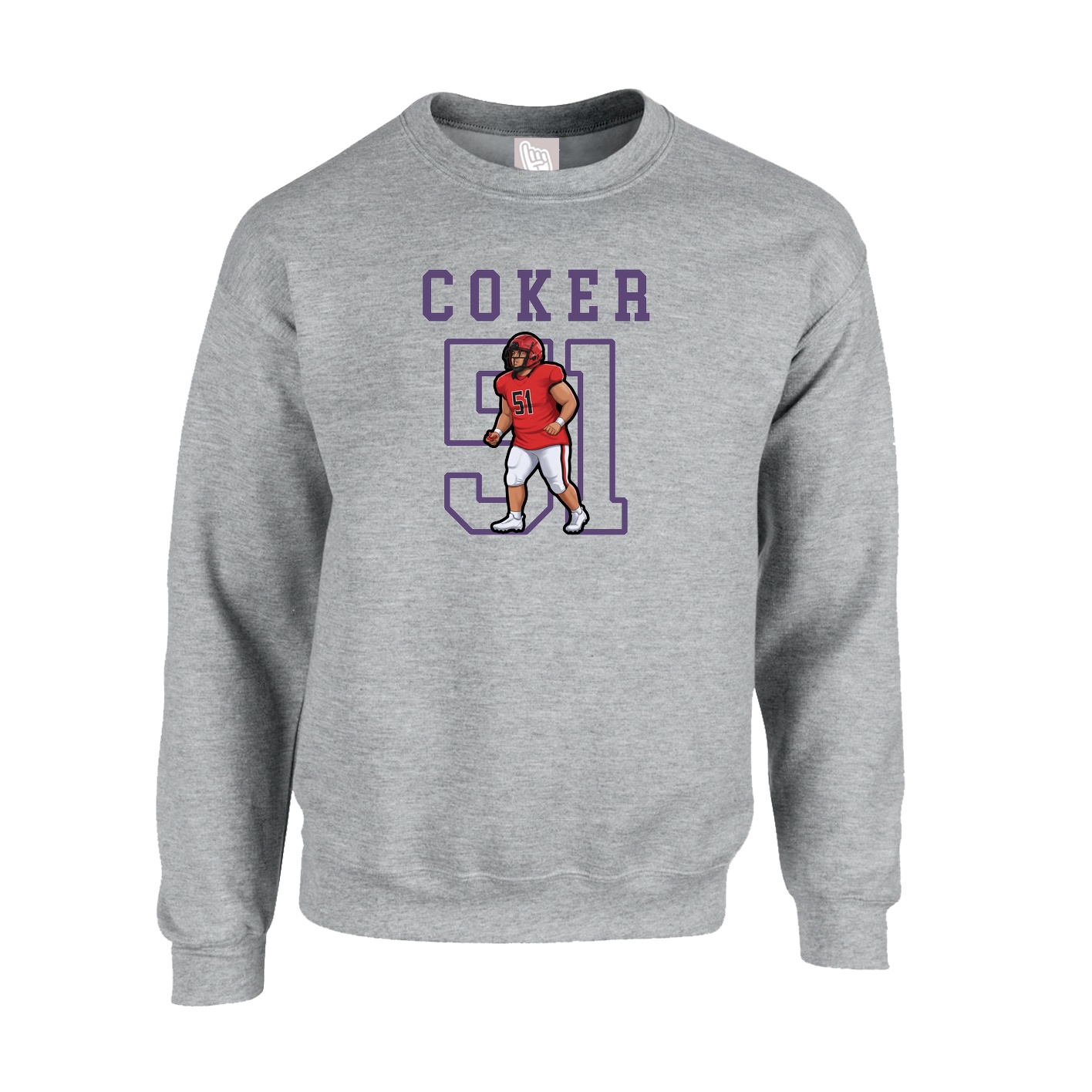 Fleece Crew — Shirsey in Grey