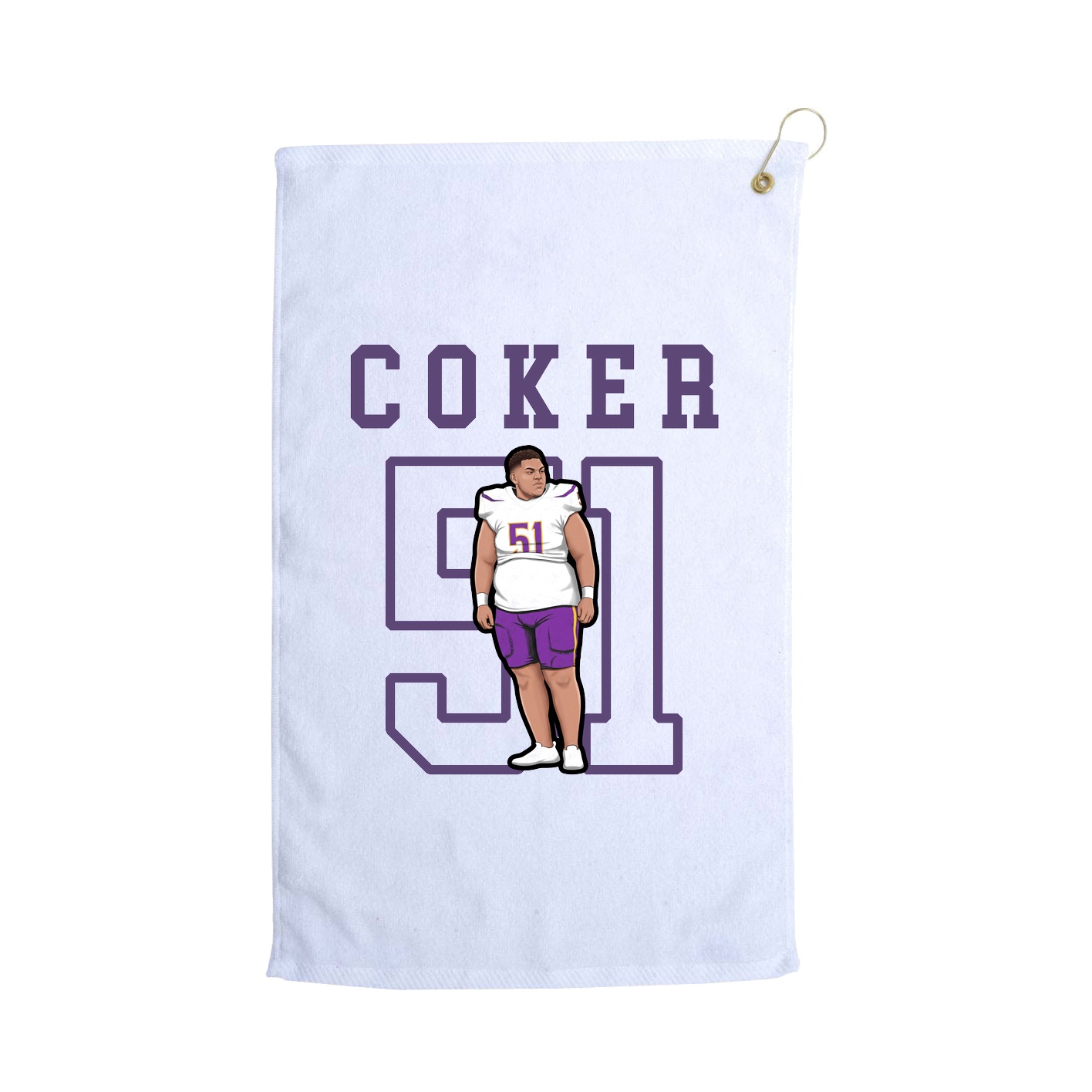 Golf Towel — Shirsey in White
