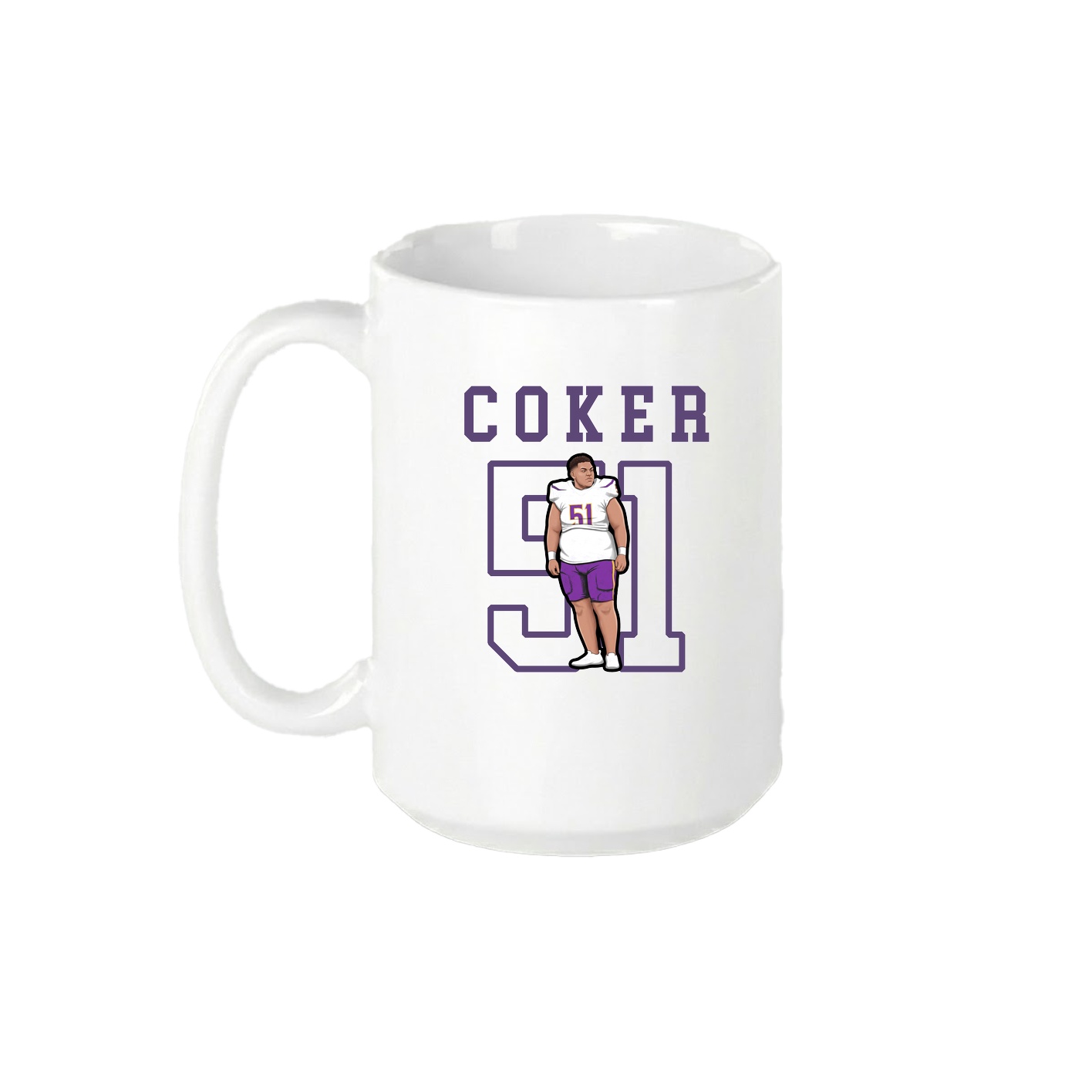 15oz Coffee Mug — Shirsey in White