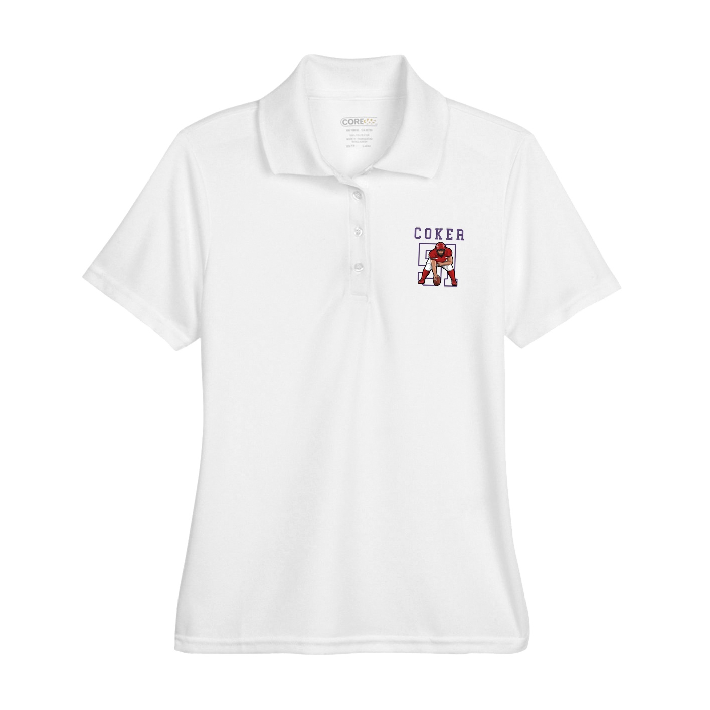 Womens Performance Polo — Shirsey in White