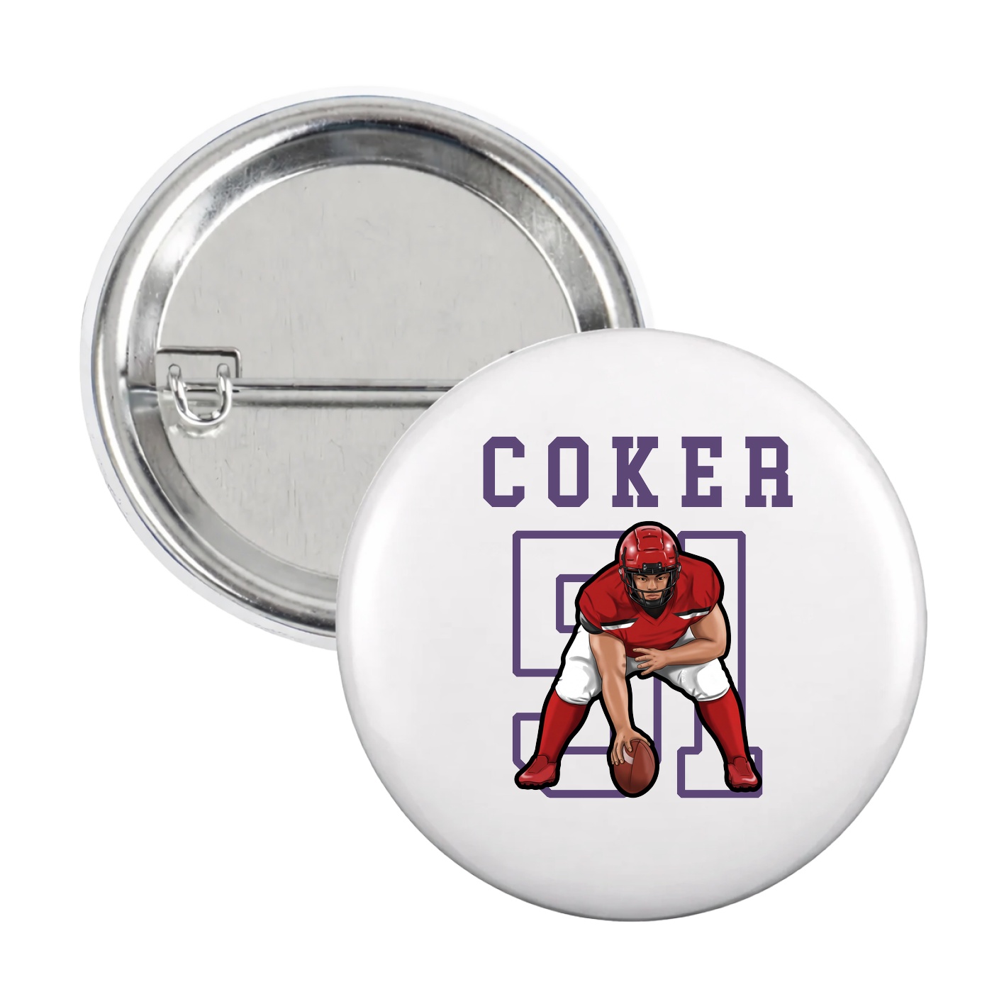 Game Day Button — Shirsey in White