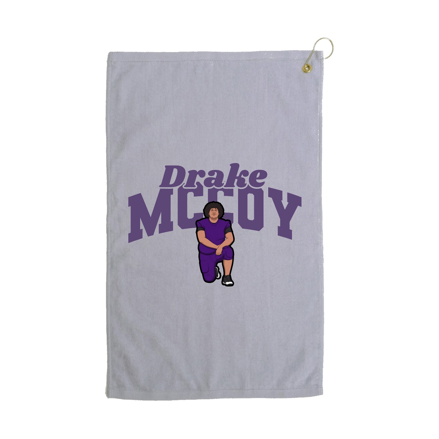 Golf Towel — Signature Arch in Grey