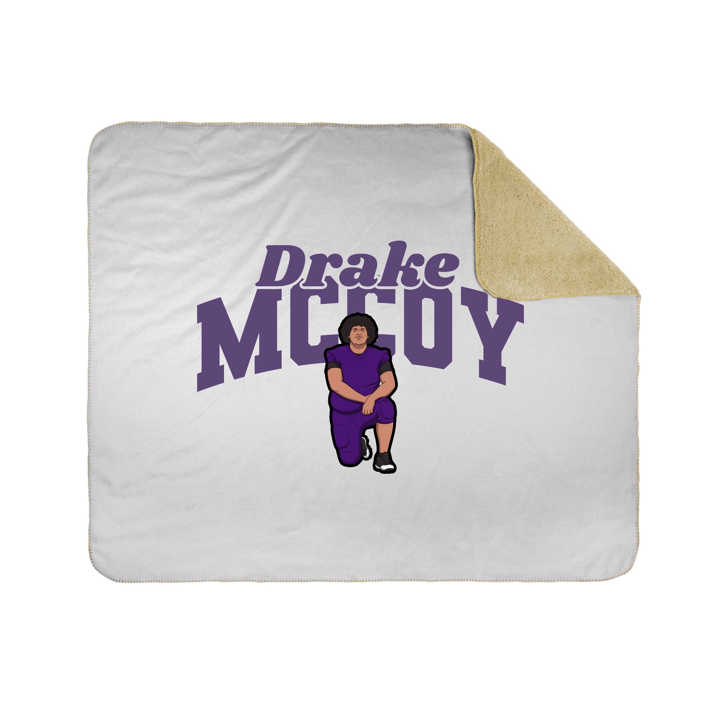Throw Blanket — Signature Arch in White