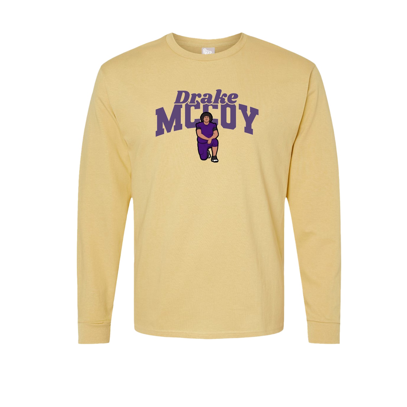 Long Sleeve Tee — Signature Arch in Vegas Gold
