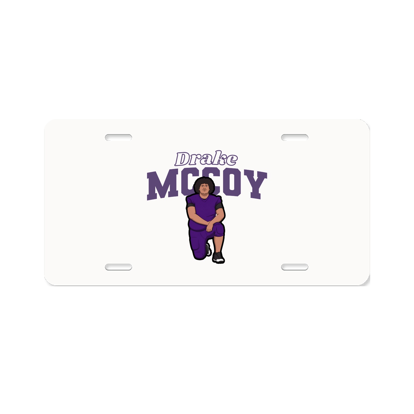 License Plate — Name Arch in Classic