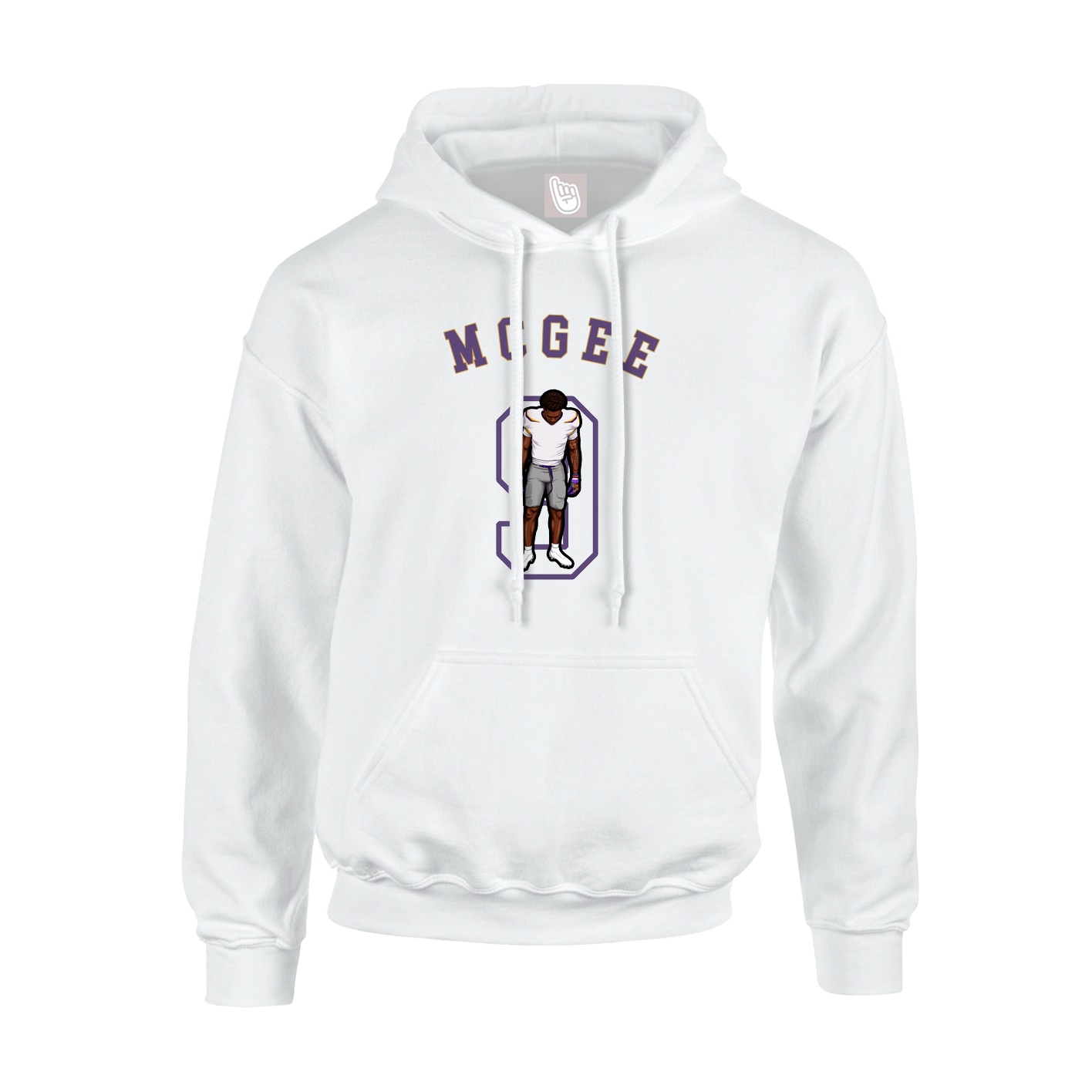 Hoodie — Shirsey Arch in White