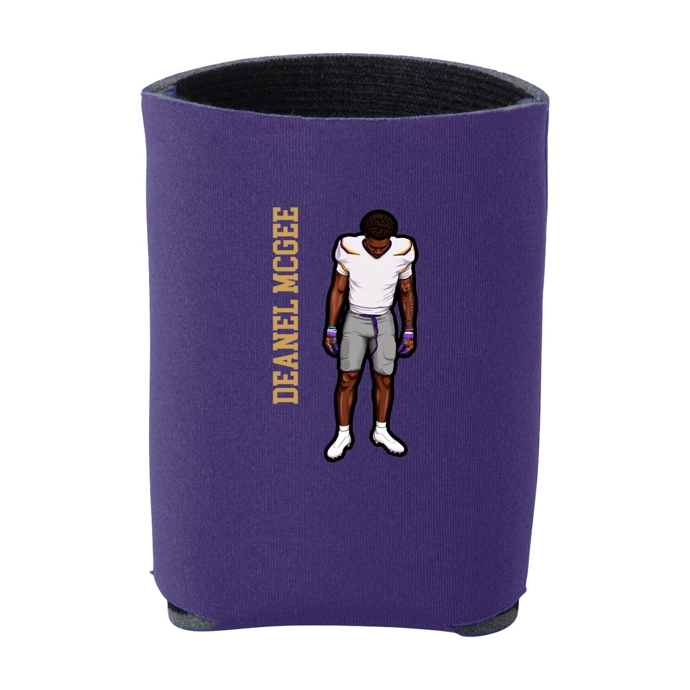 Can Holder — Name Vertical in Purple
