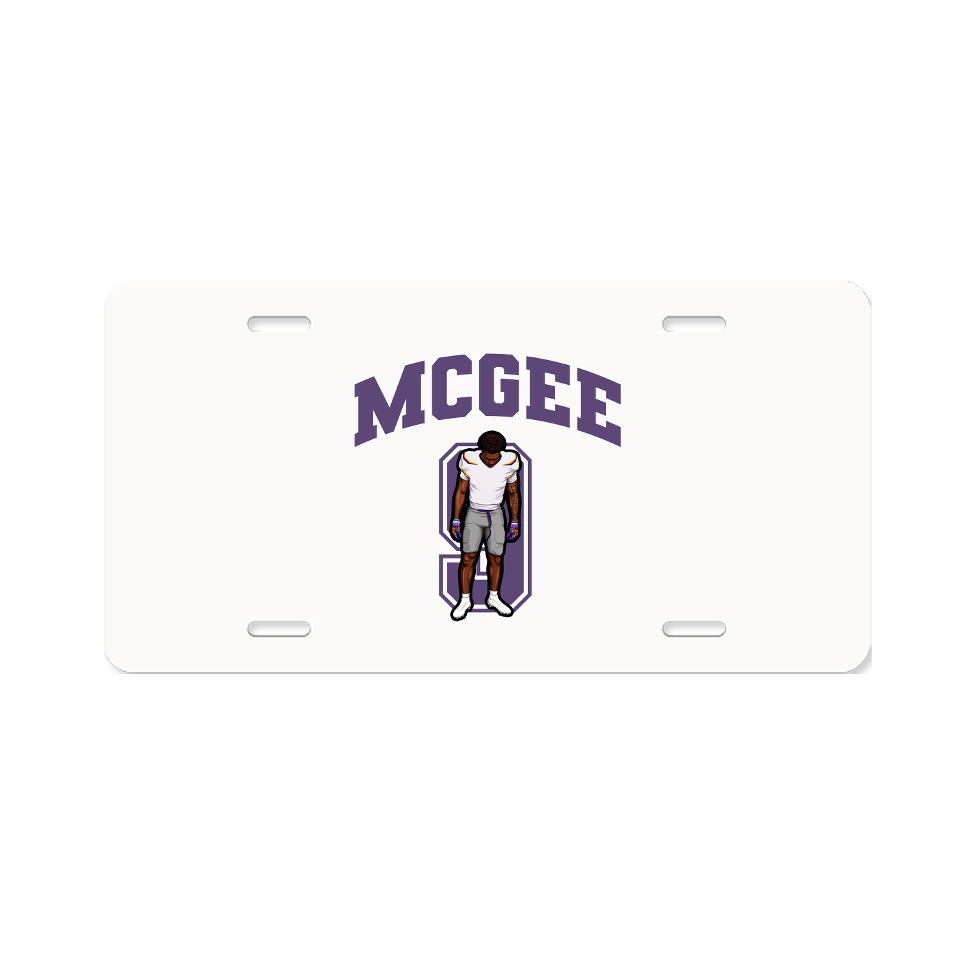 License Plate — Number in Classic