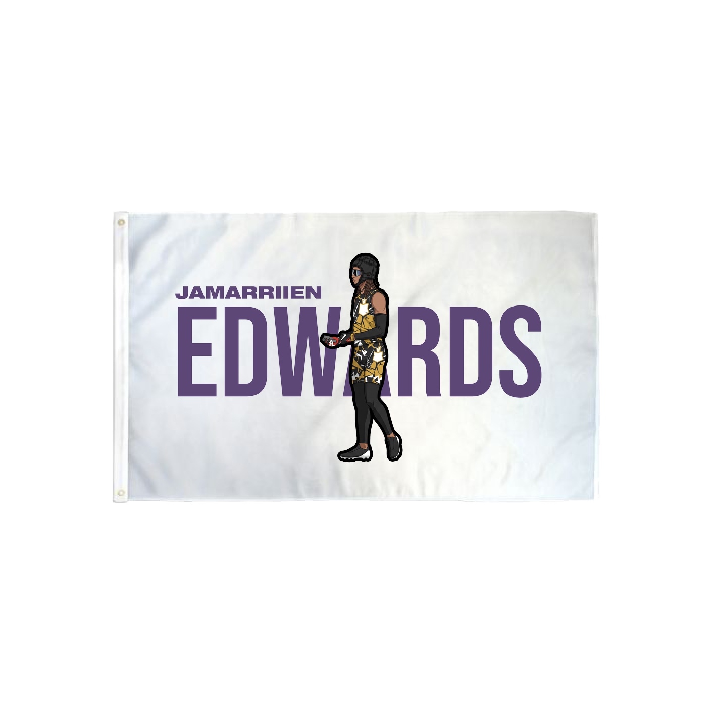 3x5 Flag — Player Name in Classic