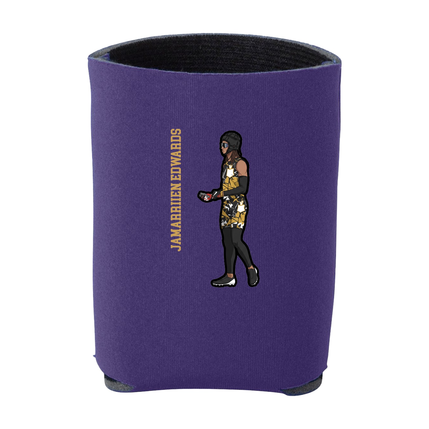 Can Holder — Name Vertical in Purple