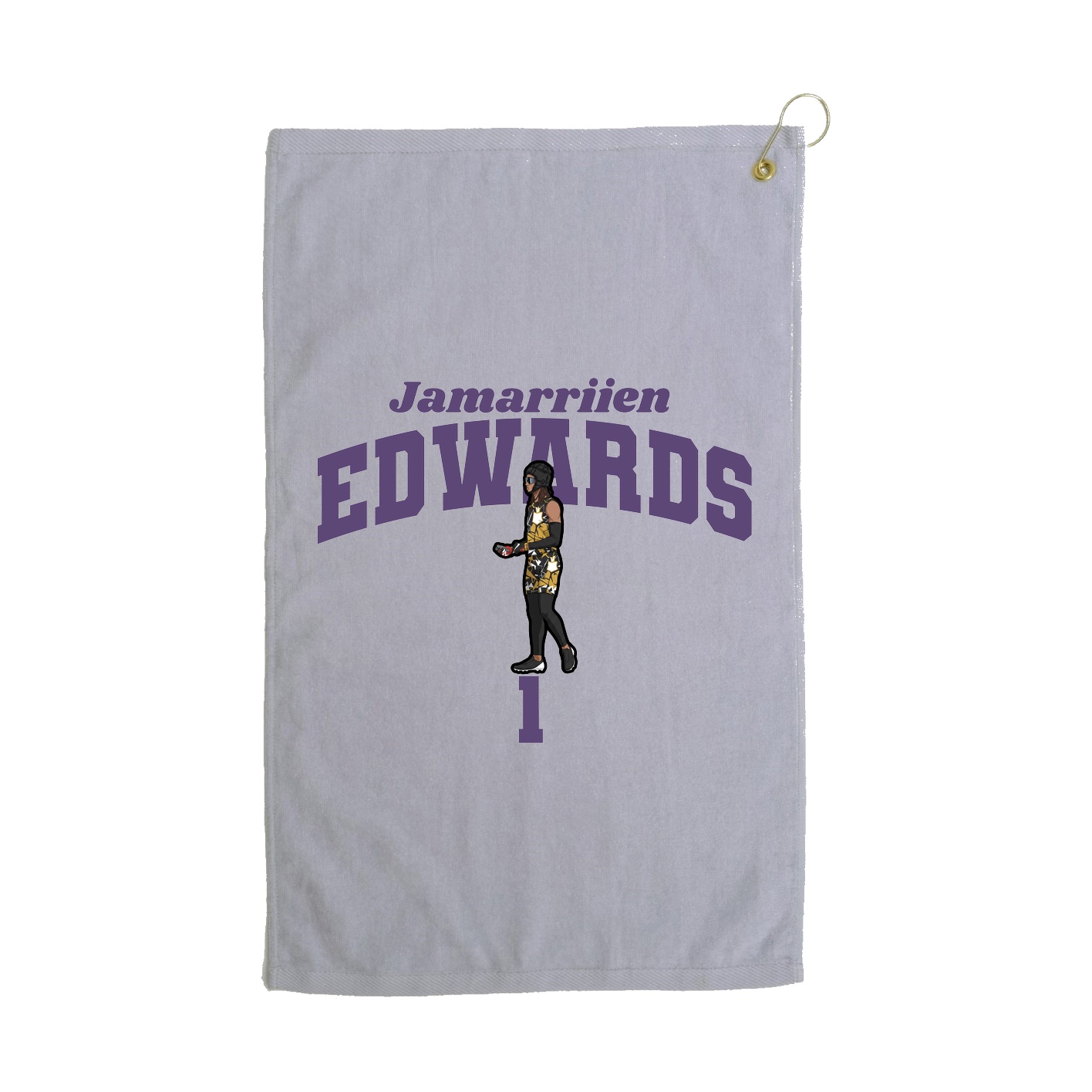 Golf Towel — Signature Arch in Grey