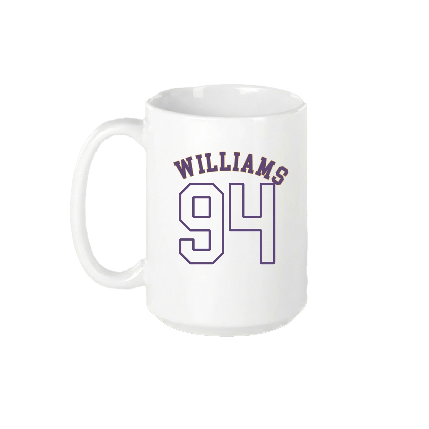 15oz Coffee Mug — Shirsey Arch in White