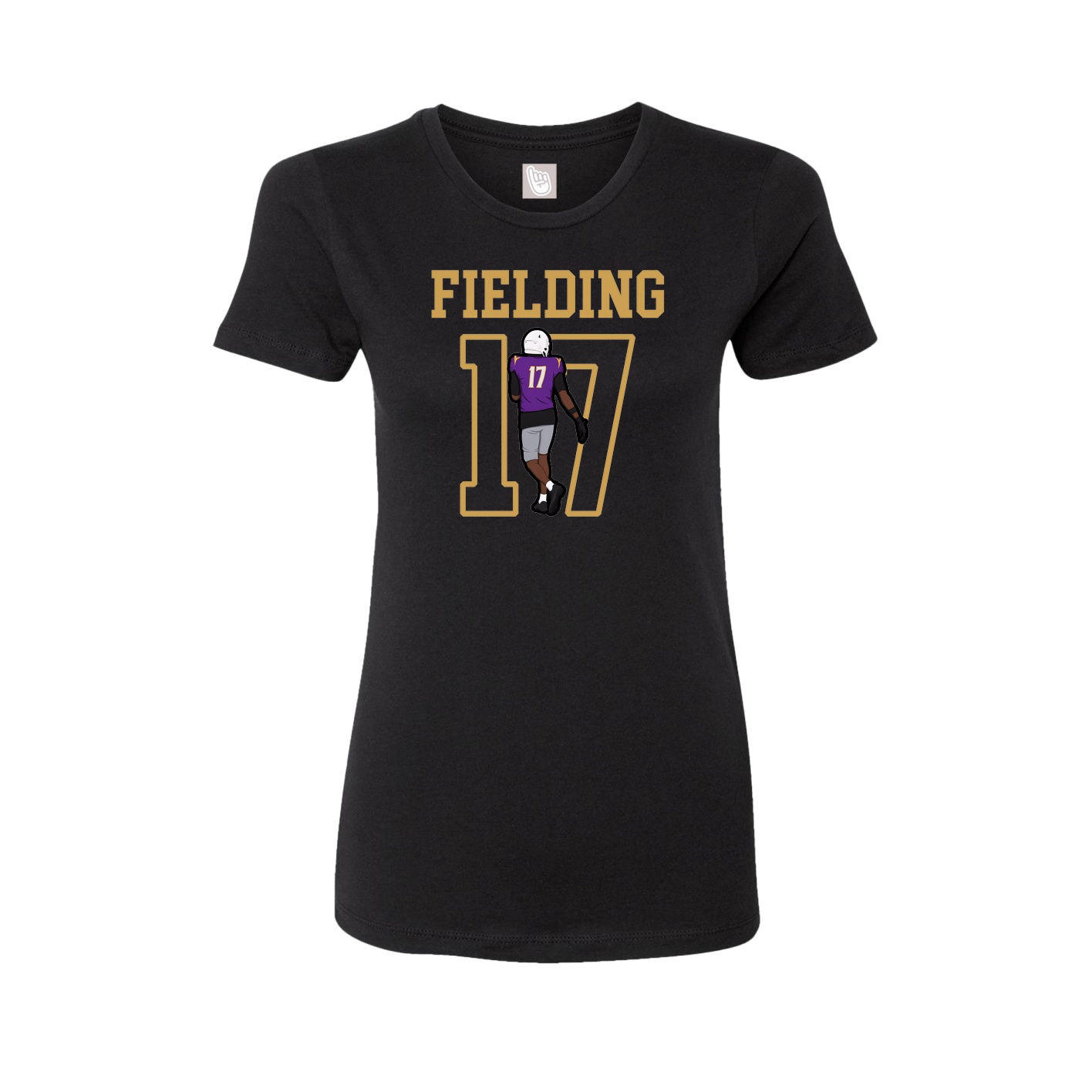 Fitted Women's Tee — Shirsey in Black