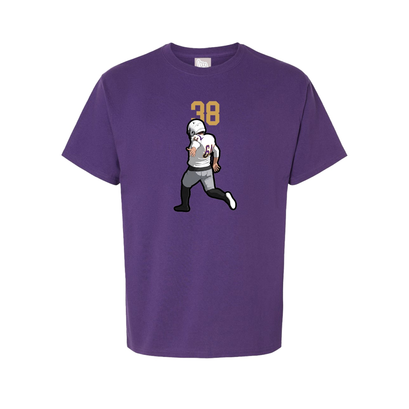Tee — Number Top in Purple