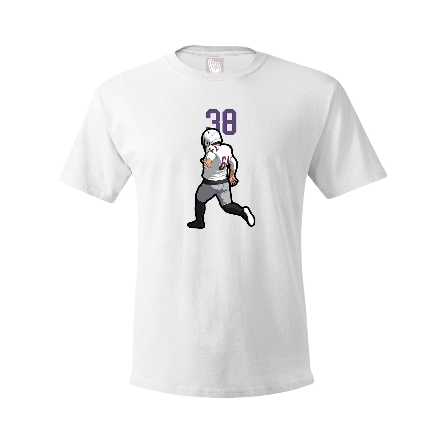 Tee — Number Top in White