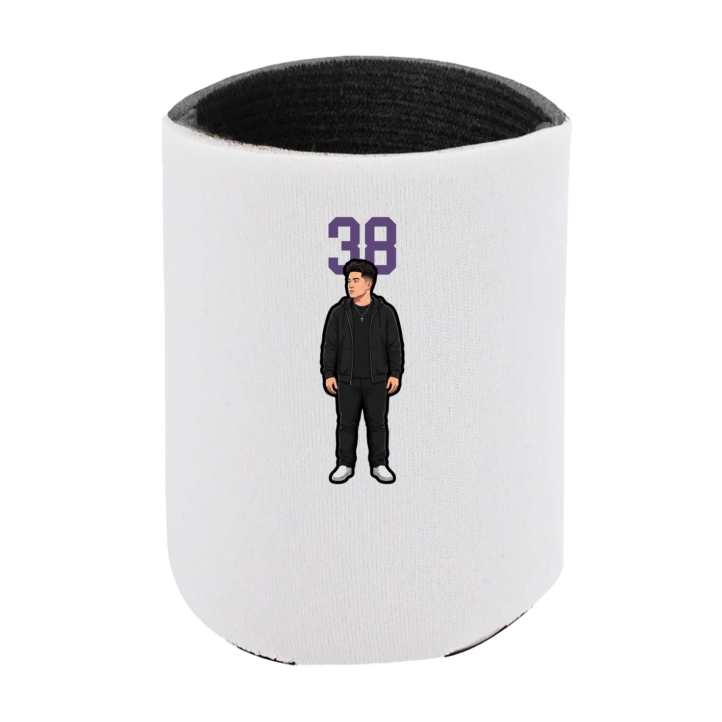 Can Holder — Number Top in White