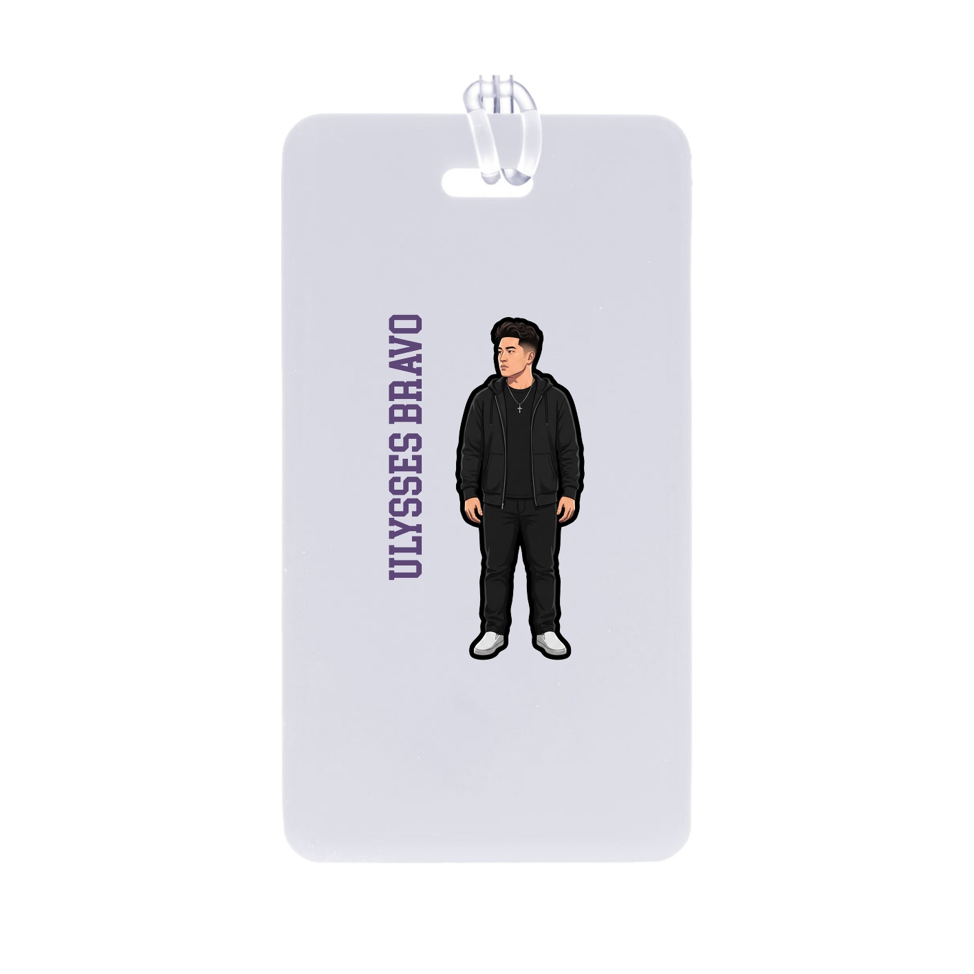 Bag Tag — Name Vertical in Classic