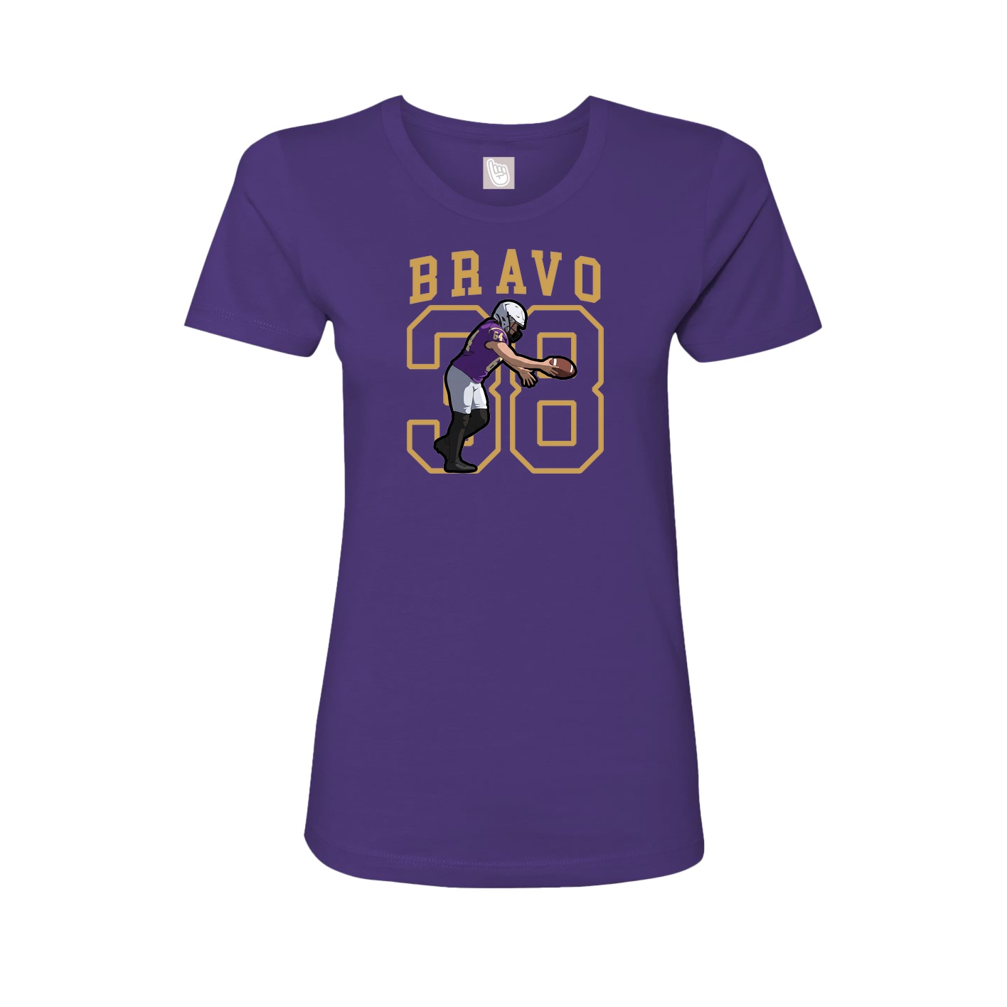 Fitted Women's Tee — Shirsey in Purple