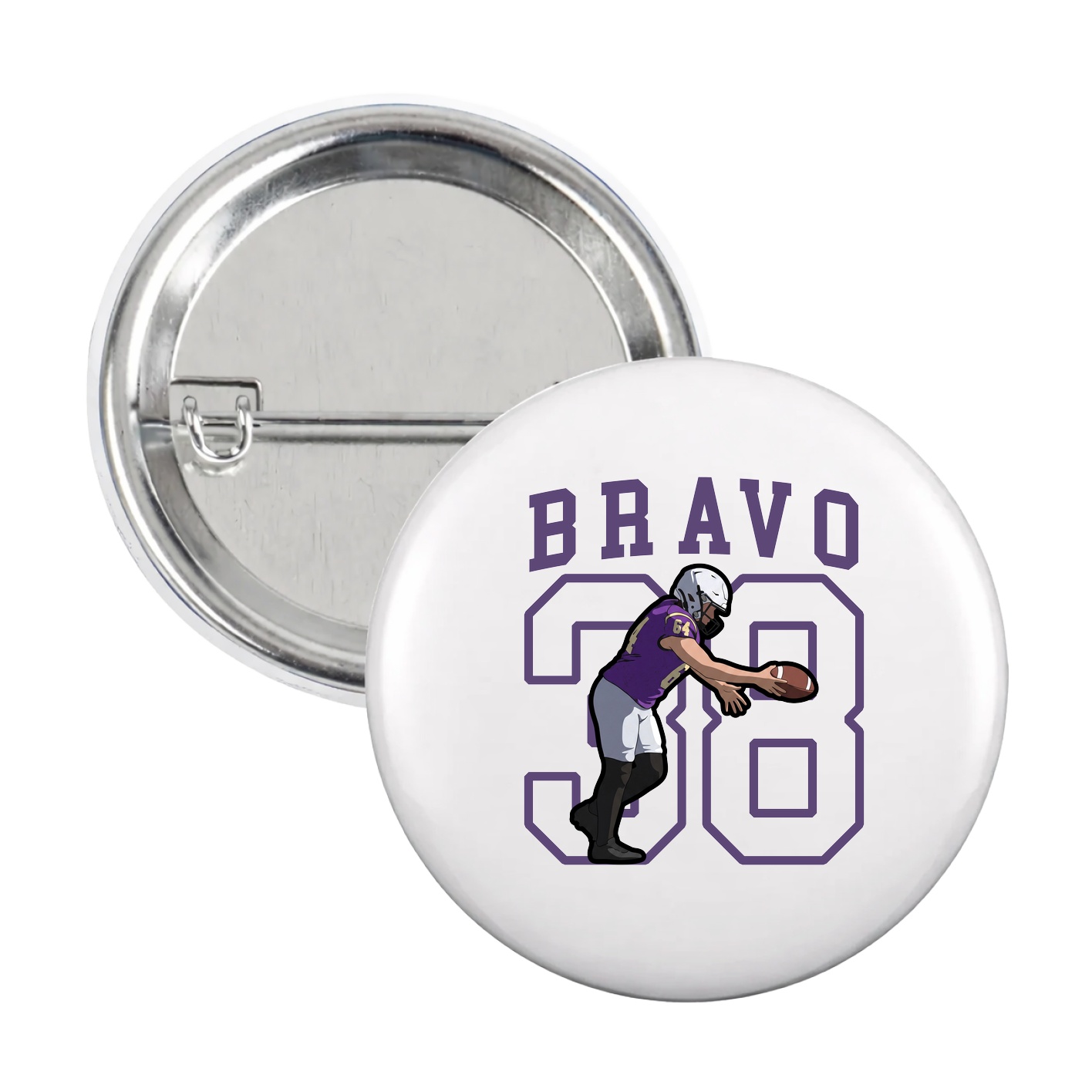 Game Day Button — Shirsey in White