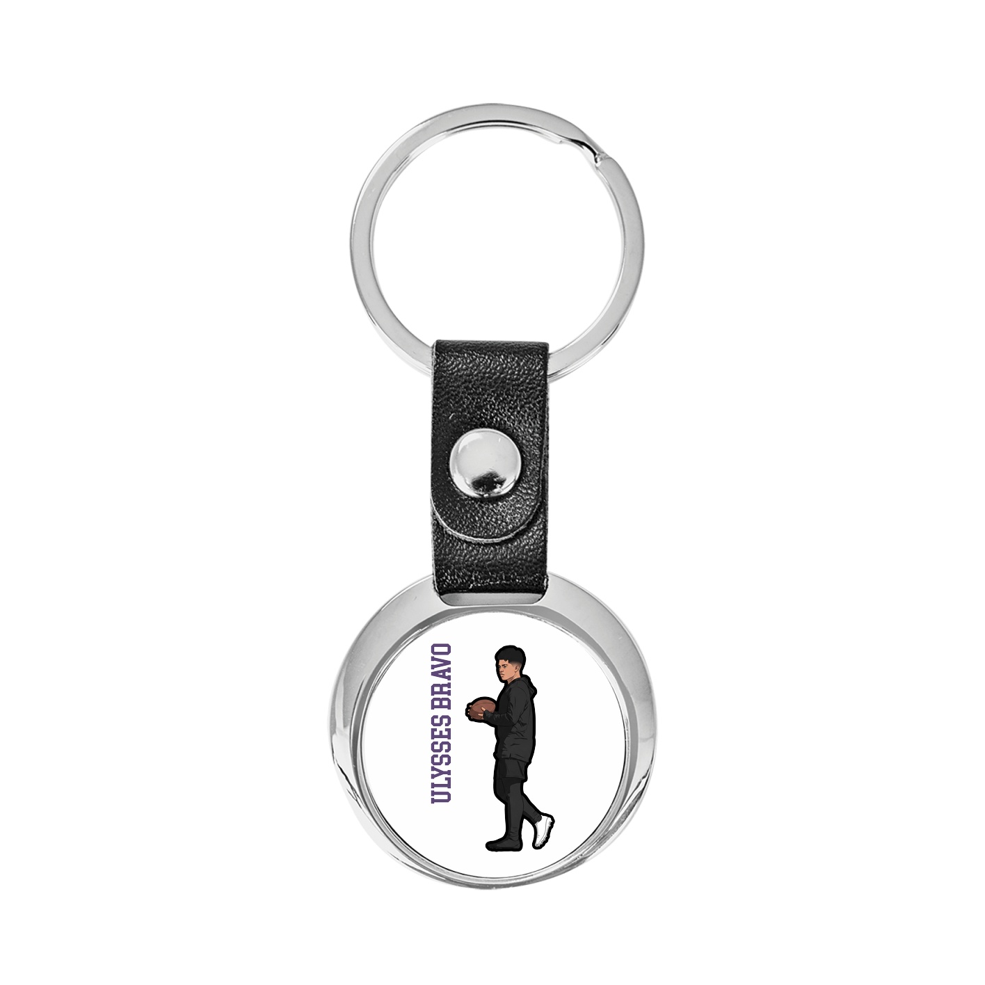 Key Chain — Name Vertical in Classic