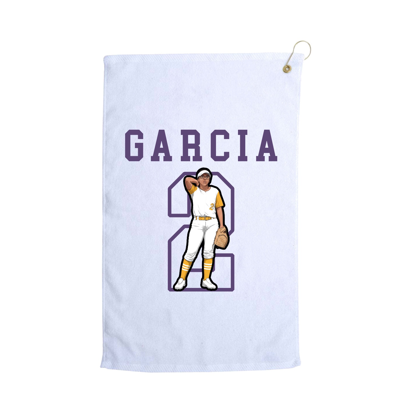 Golf Towel — Shirsey in White