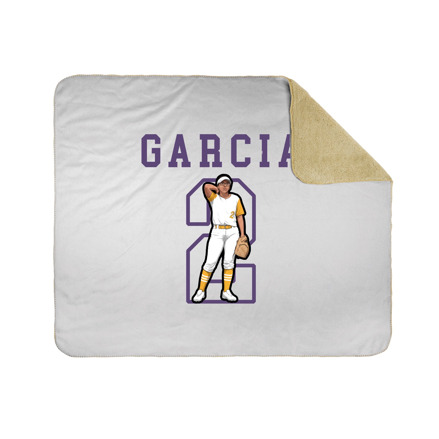 Throw Blanket — Shirsey in White