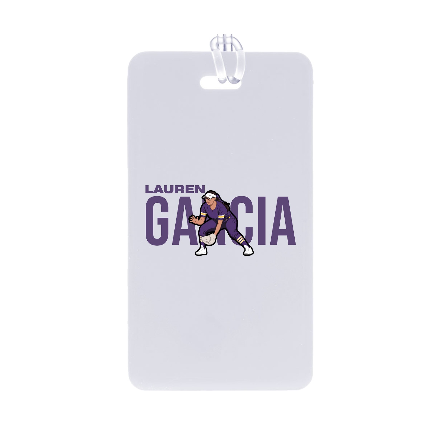 Bag Tag — Player Name in Classic