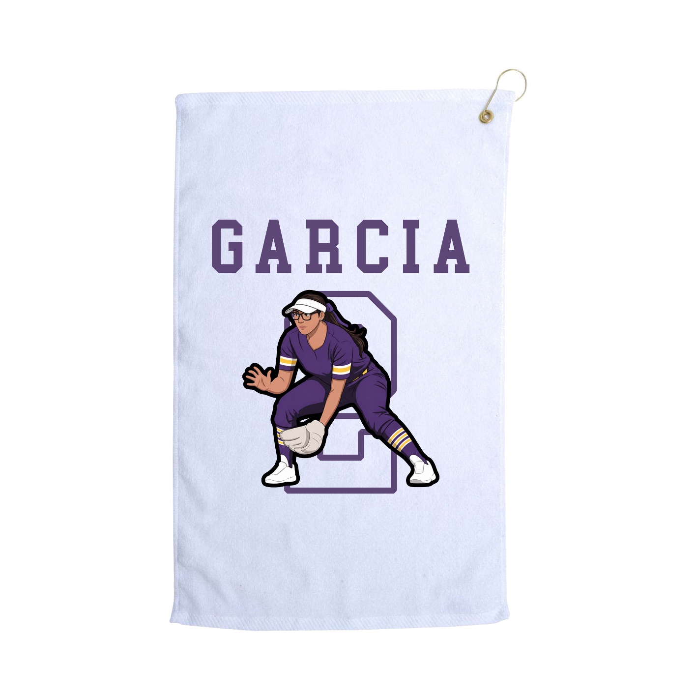 Golf Towel — Shirsey in White