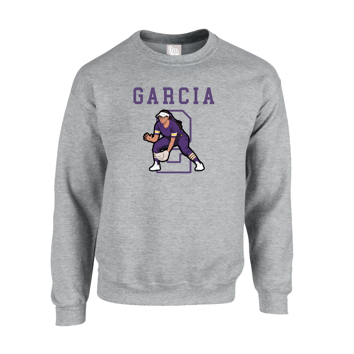 Fleece Crew — Shirsey in Grey