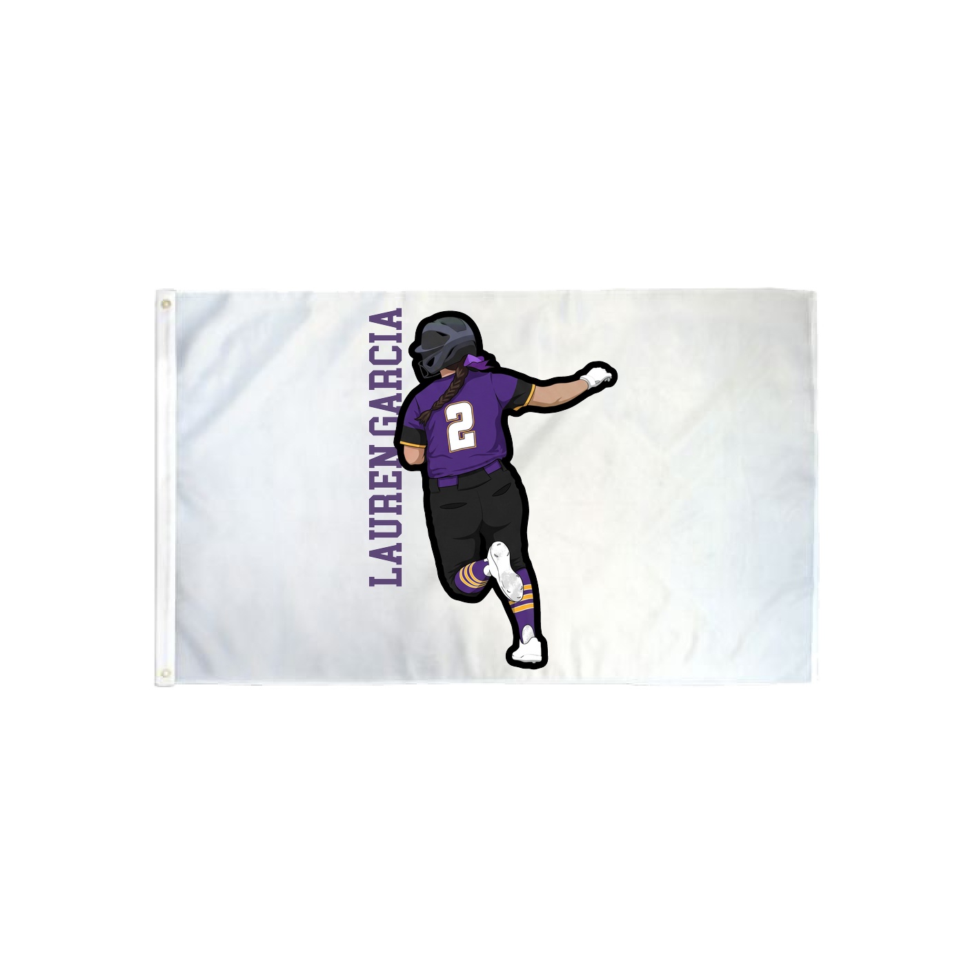 3x5 Flag — Name Vertical in Classic